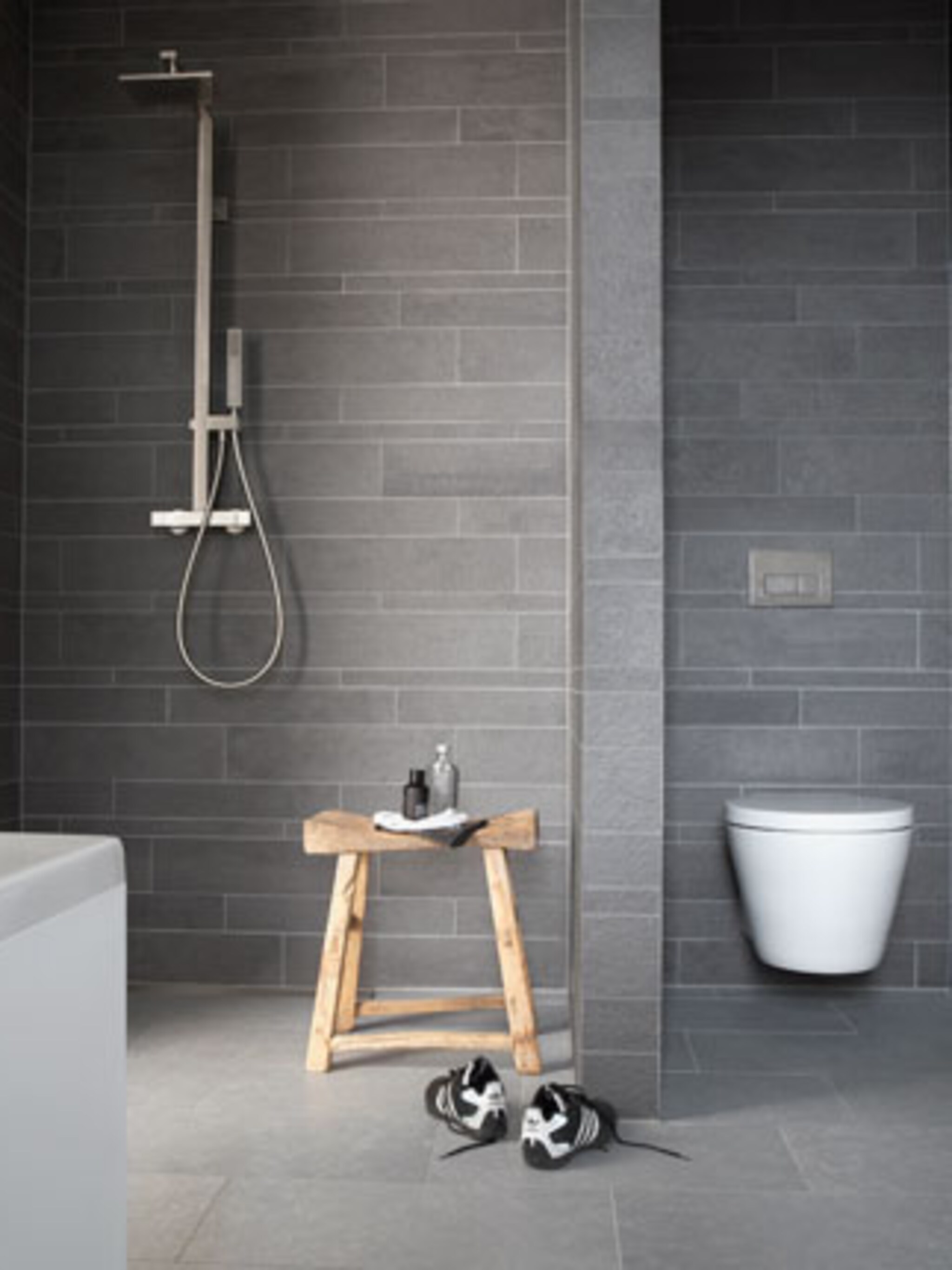 badkamer idee moderne inloopdouche