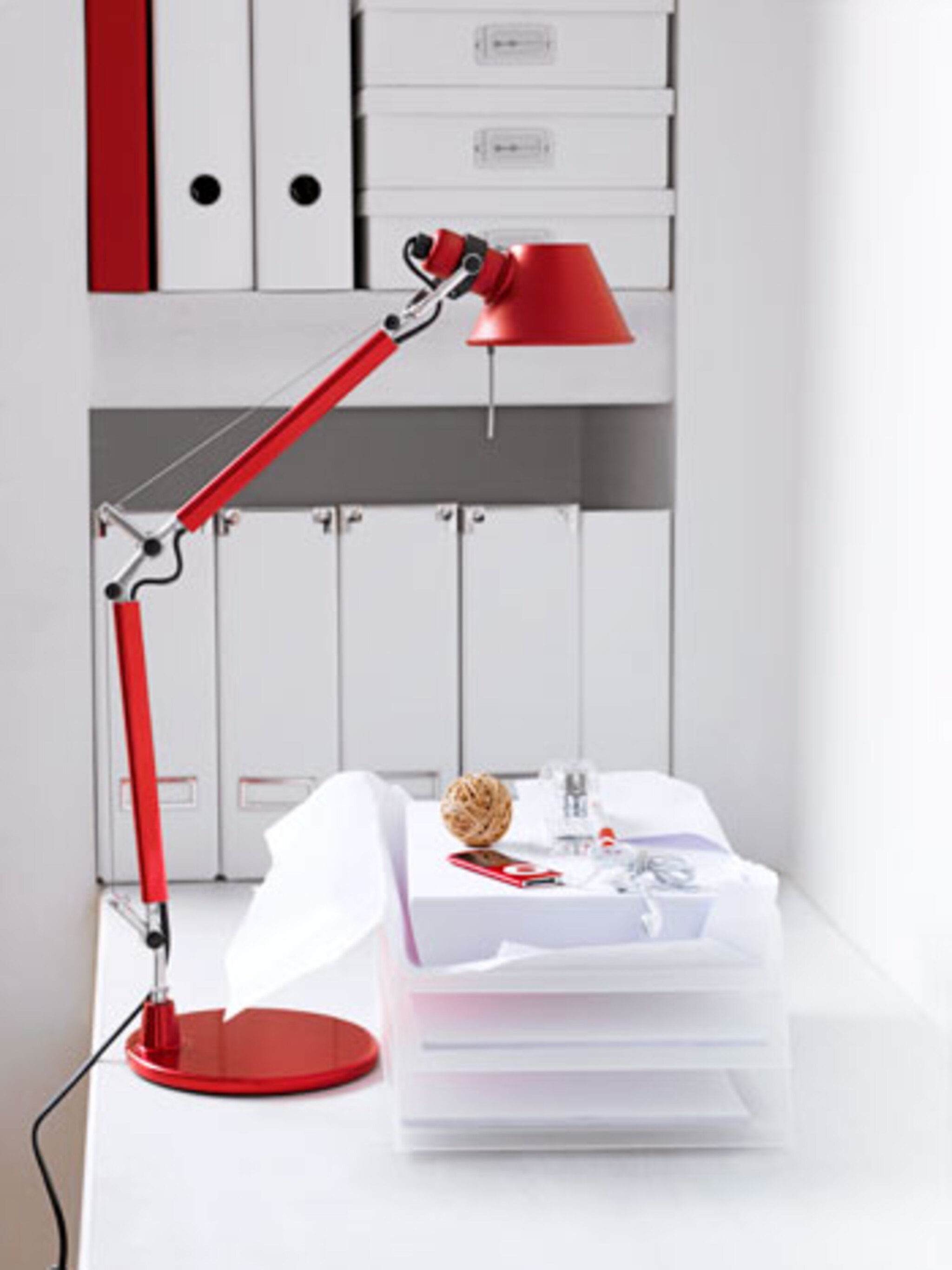 rode bureaulamp