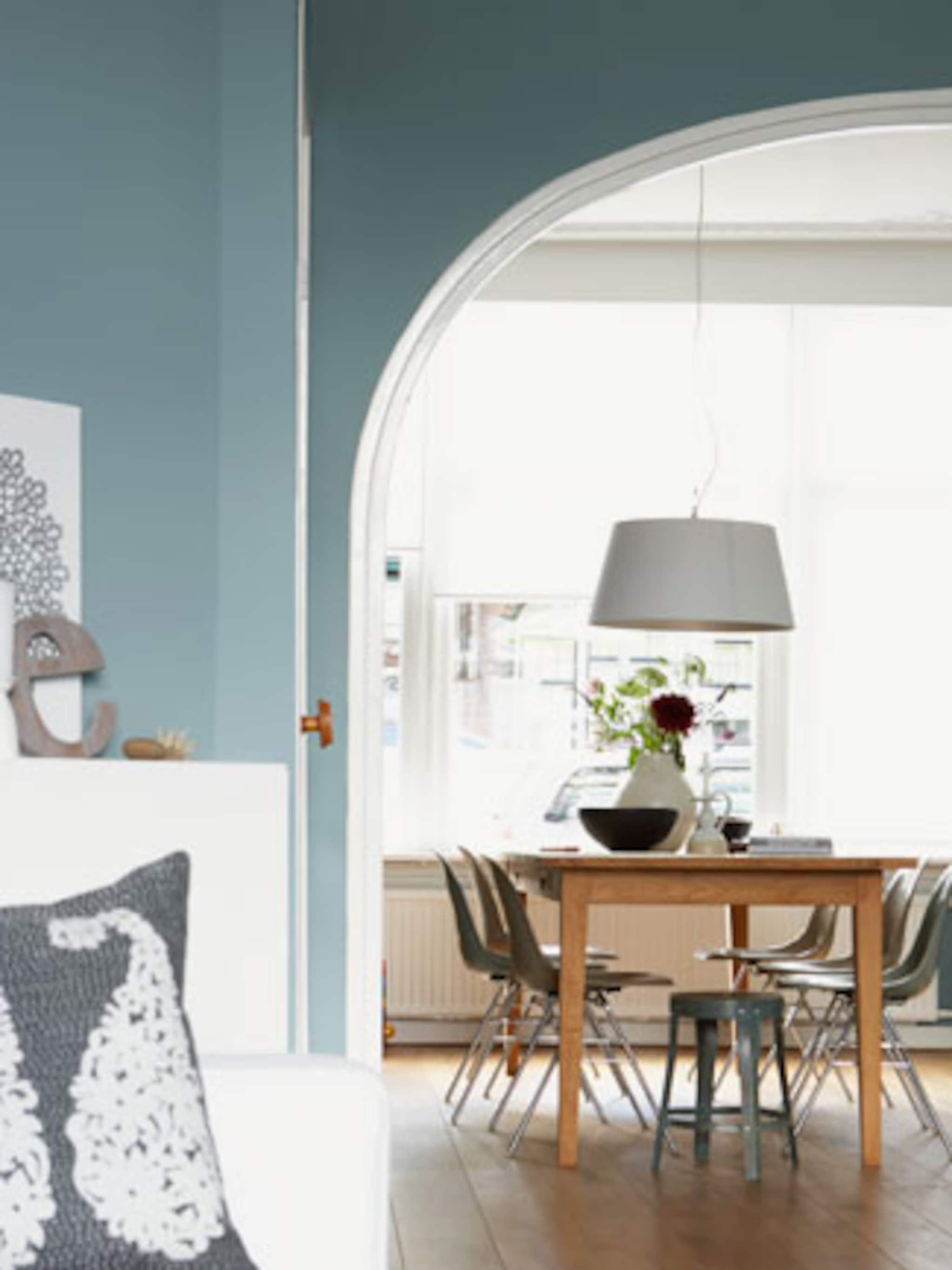 halfronde boog woonkamer