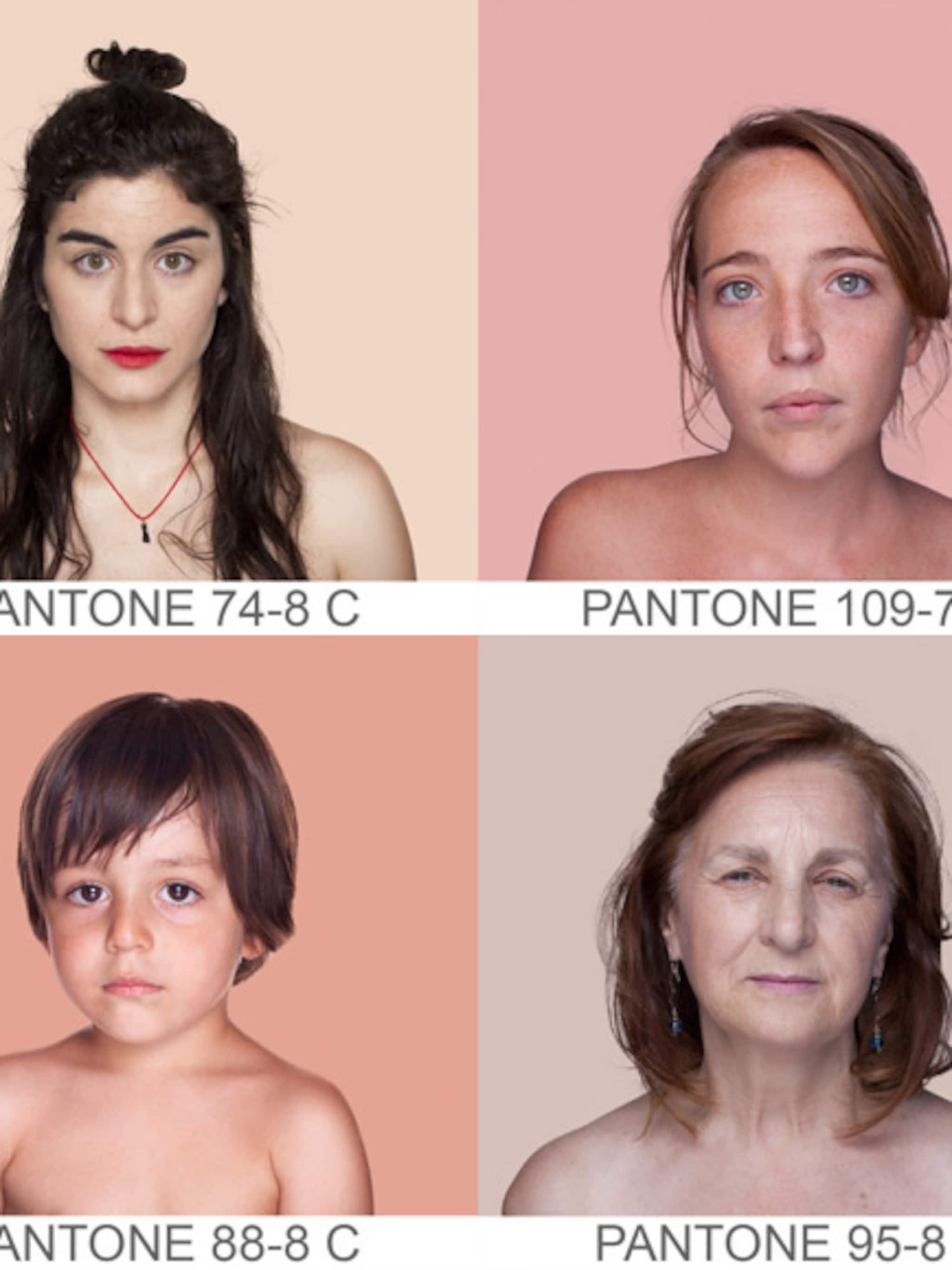 echte nudes huidskleur in pantone