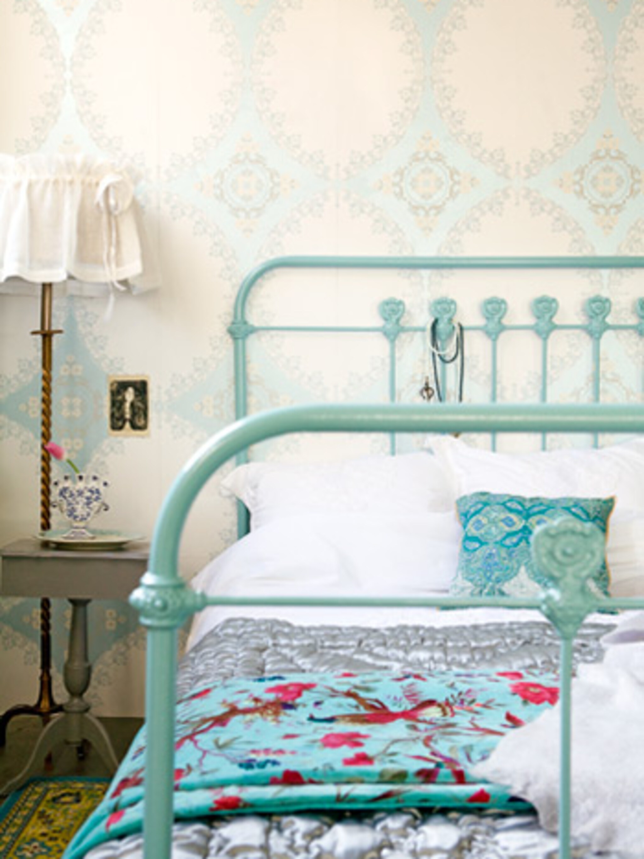 klassieke slaapkamer met een romantische sfeer