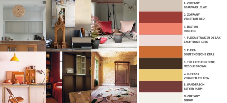 beeld vtwonen Kleurtrend Fall in love (herfst/winter 2011-2012)