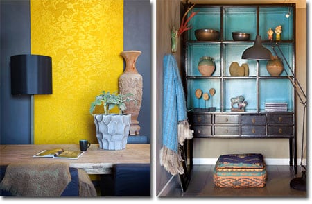 beeld vtwonen Spannende combinatie: blauw en geel in je interieur