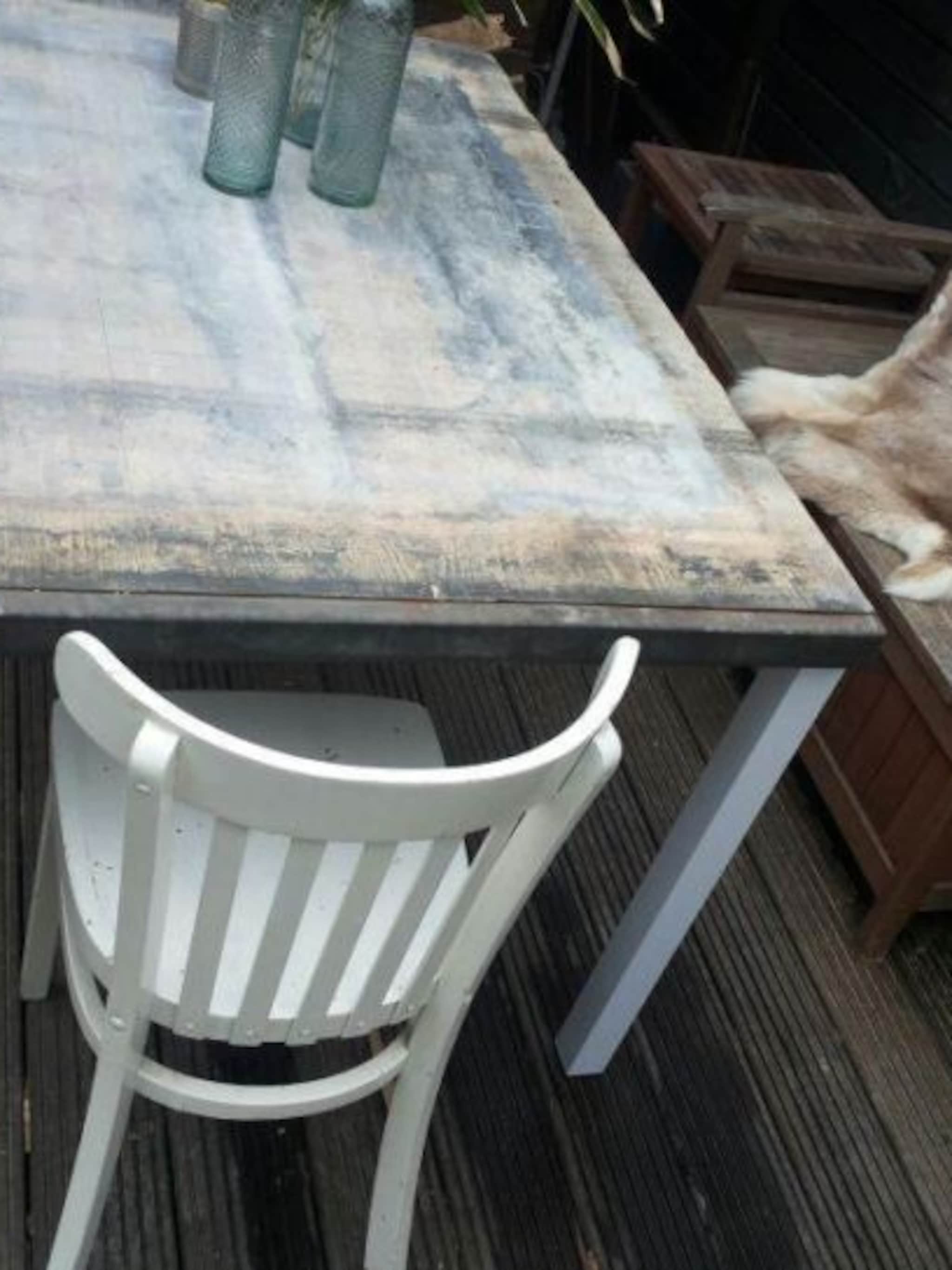tafel van gebruikt hout