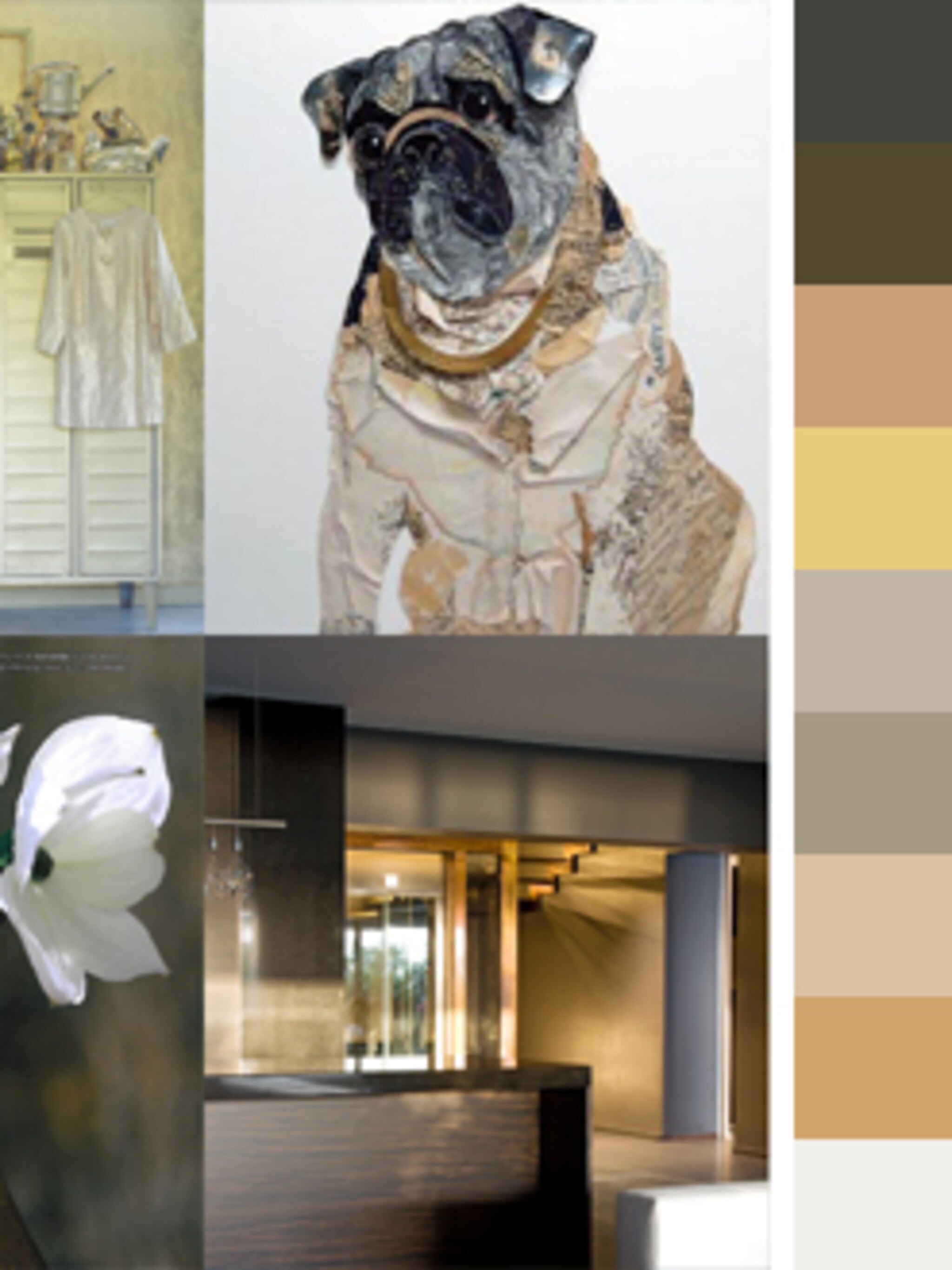 gouden verf is de trend van deze herfst winter
