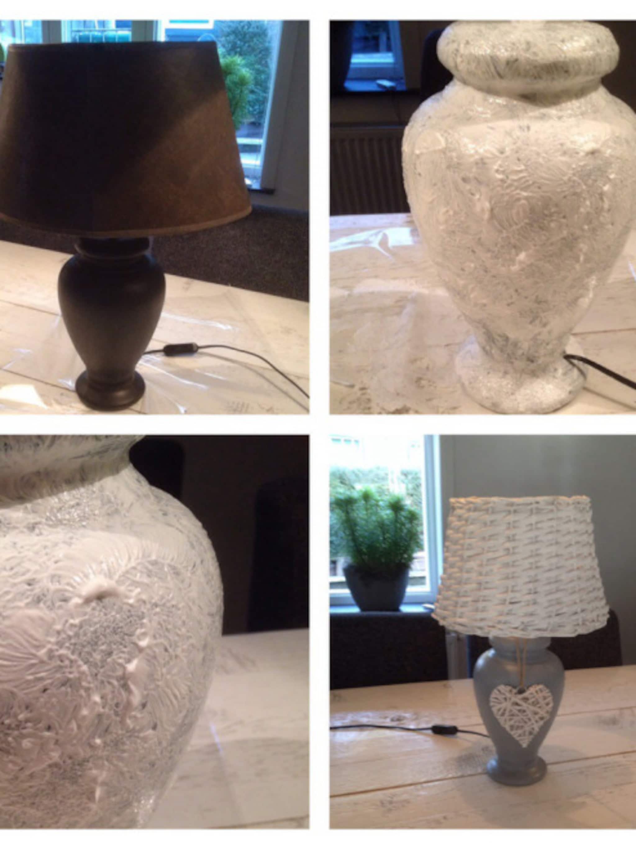 oude lamp gepimpt