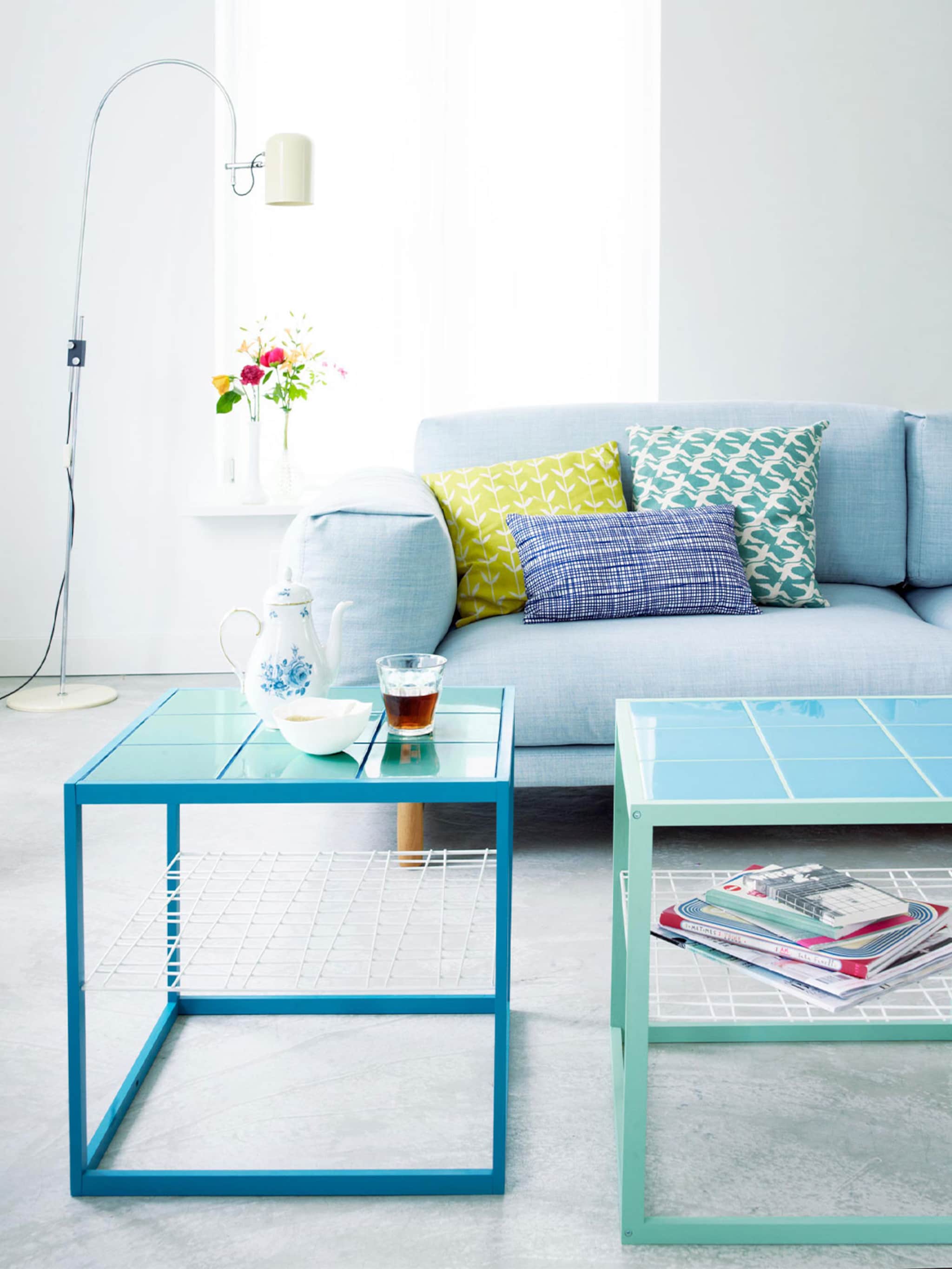 do it yourself retro tegeltafel met zelfgekozen tegels