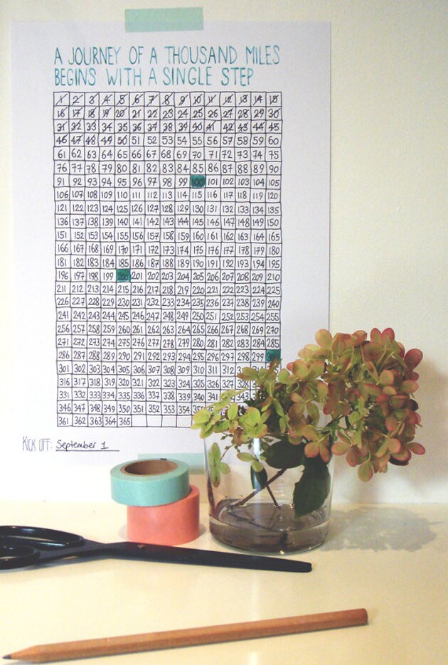 365 dagen projecten aftelkalender