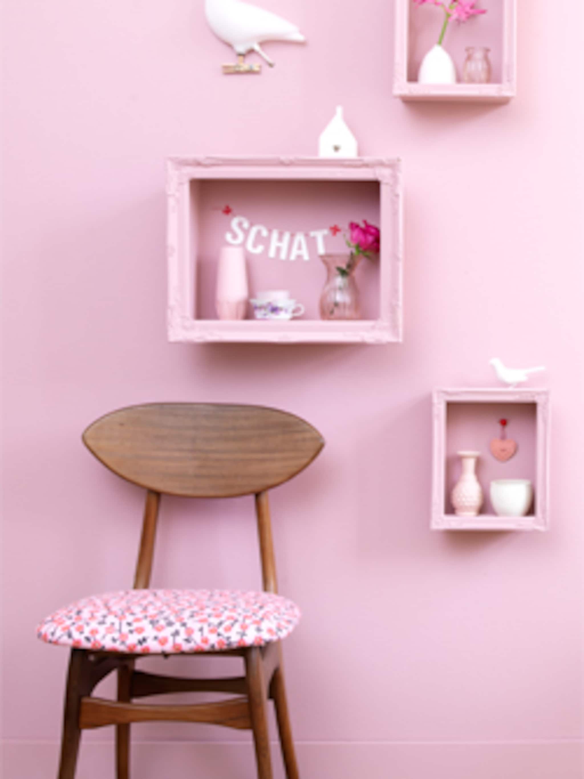 roze pronkkastjes om mee te pronken