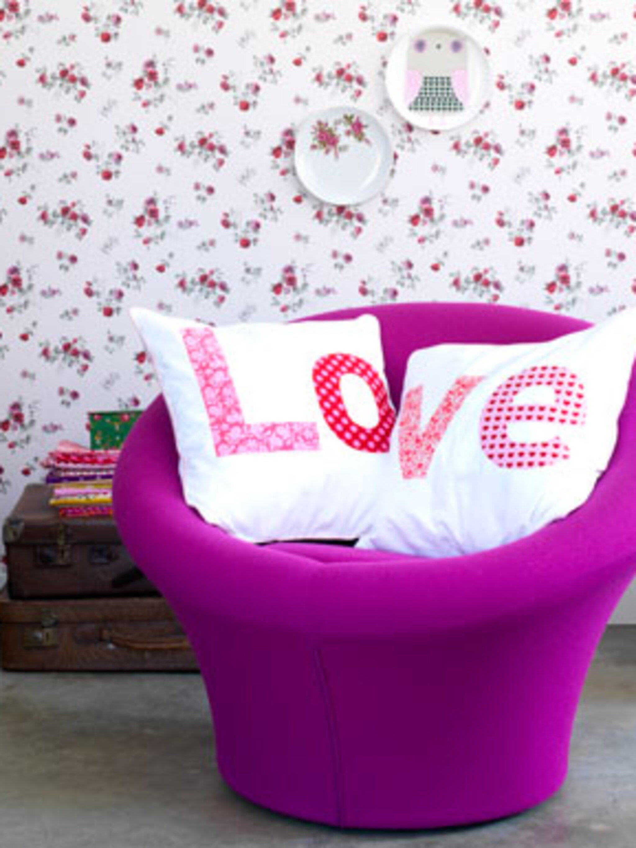 kussens met love letters maken