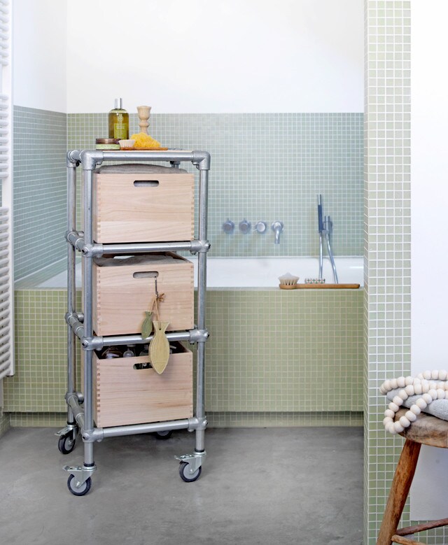 Badkamer trolley