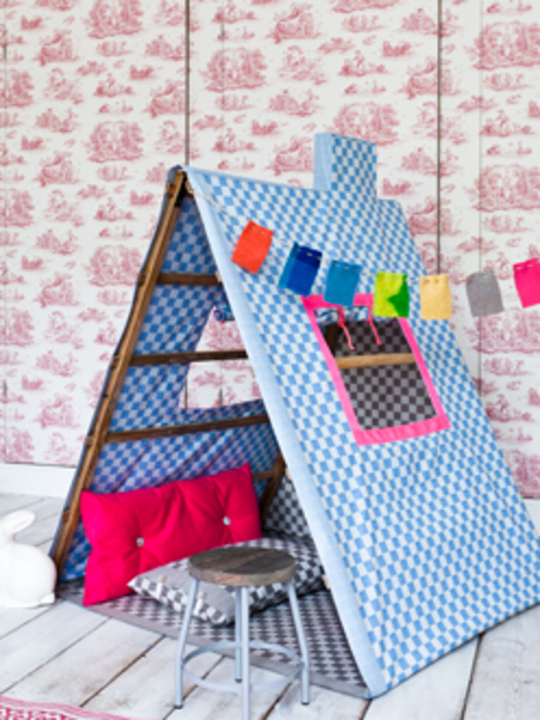 tent van een wasrek