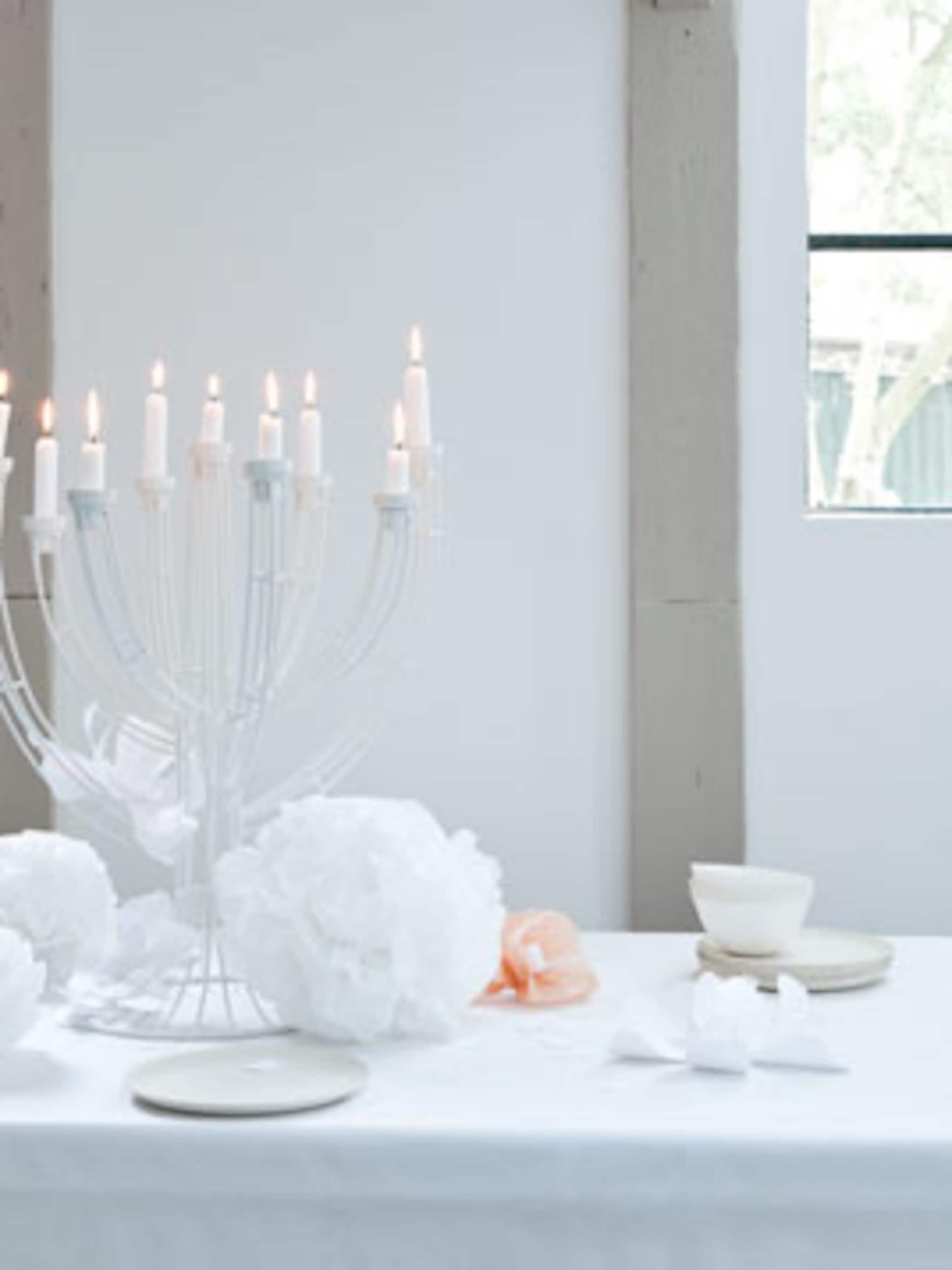 mooi gedekte tafel van papier