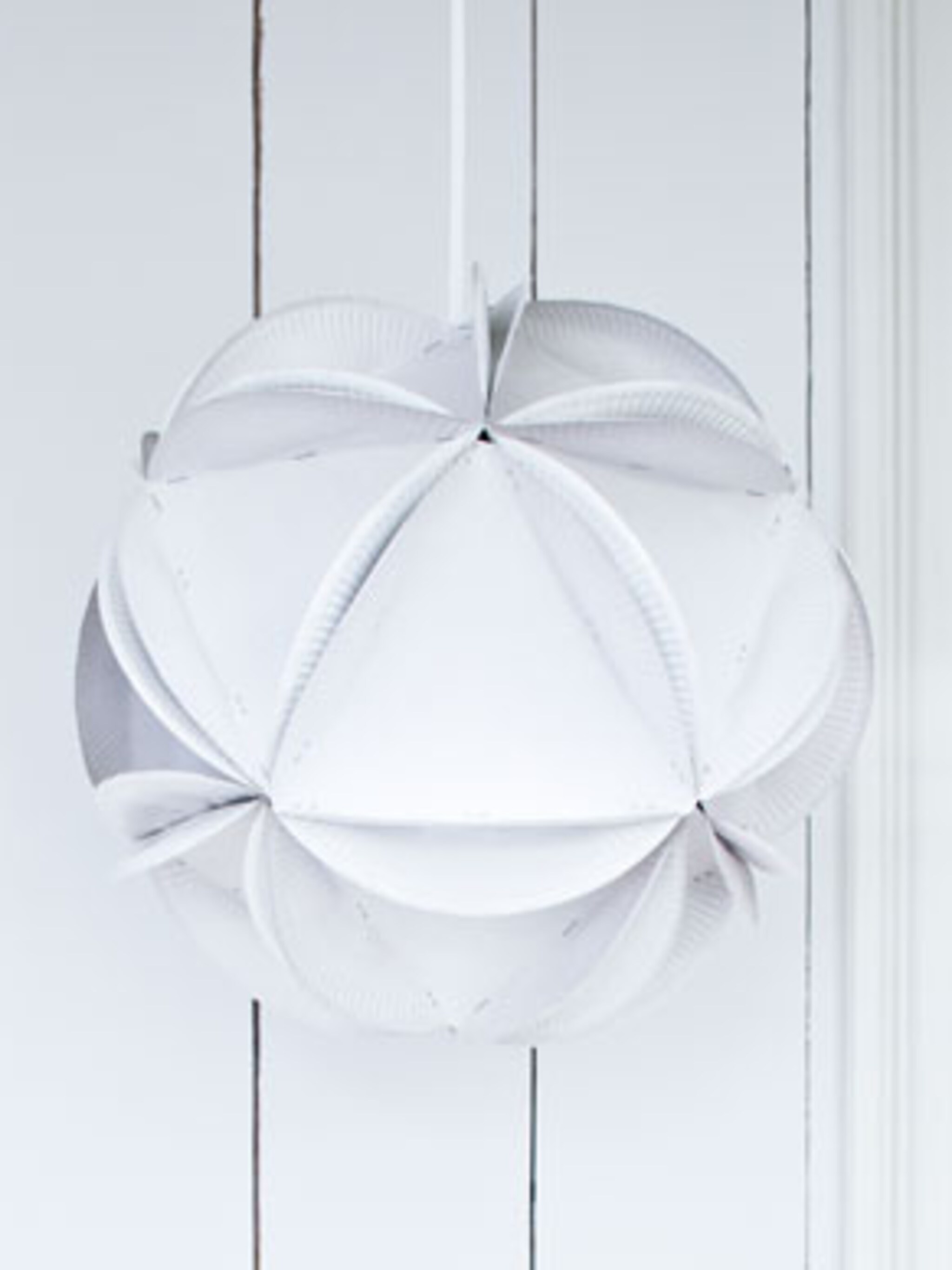 bol van papieren bordjes