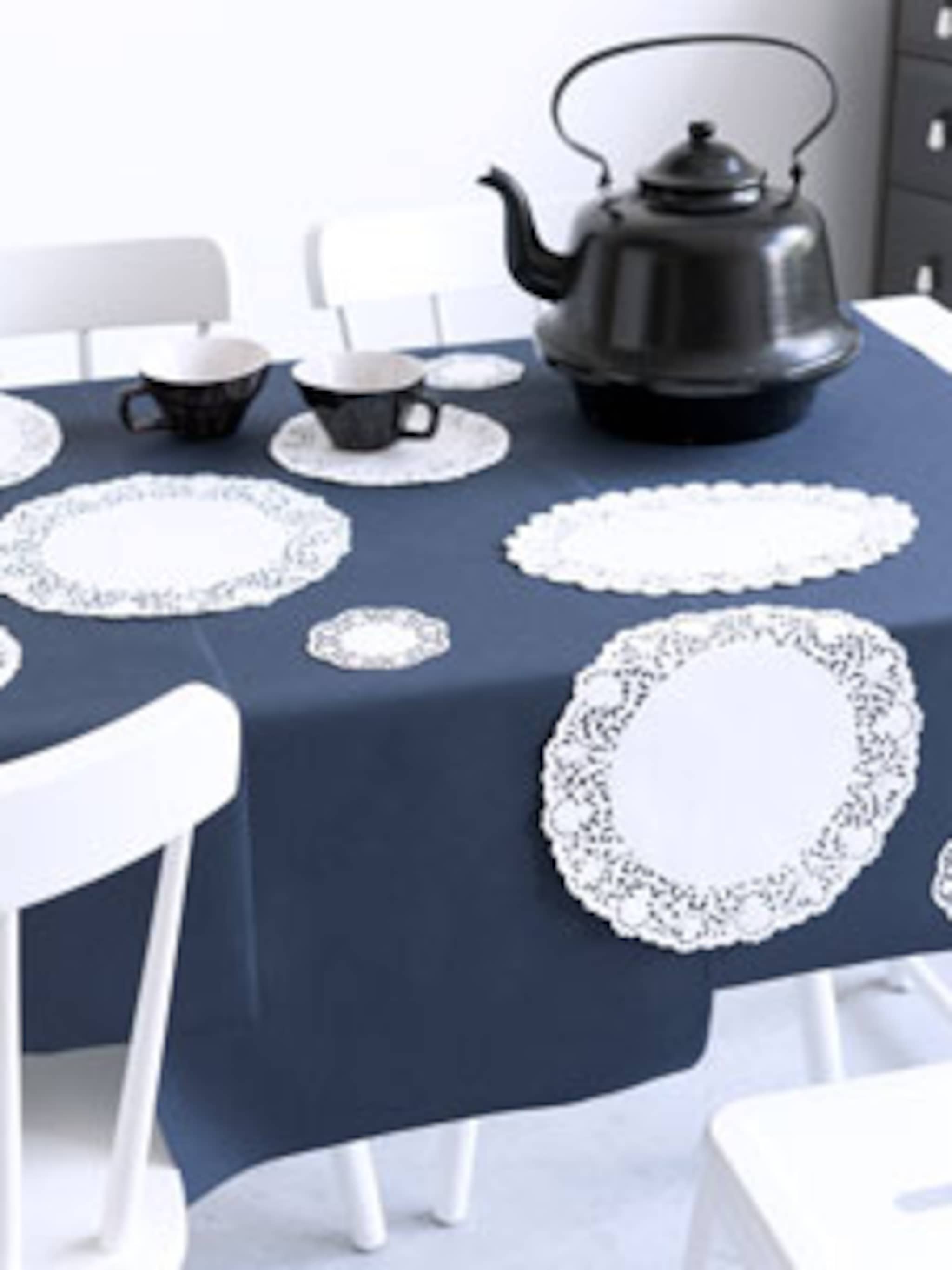 maak je eigen kanten tafelkleed