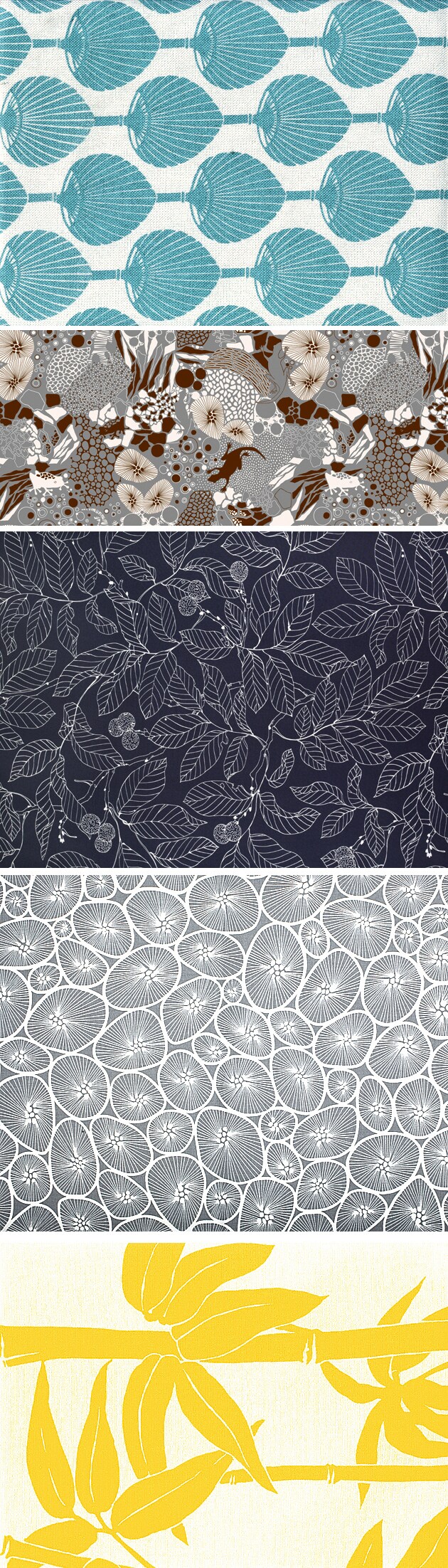 beeld vtwonen *** Local Caption *** Base Cloth:  Hopsack\n\nPrinted Width:  142cm\n\nComposition:  100% Cotton\n\n\n\nColour:  Japanese Blue\n\nPattern Repeat:  611mm