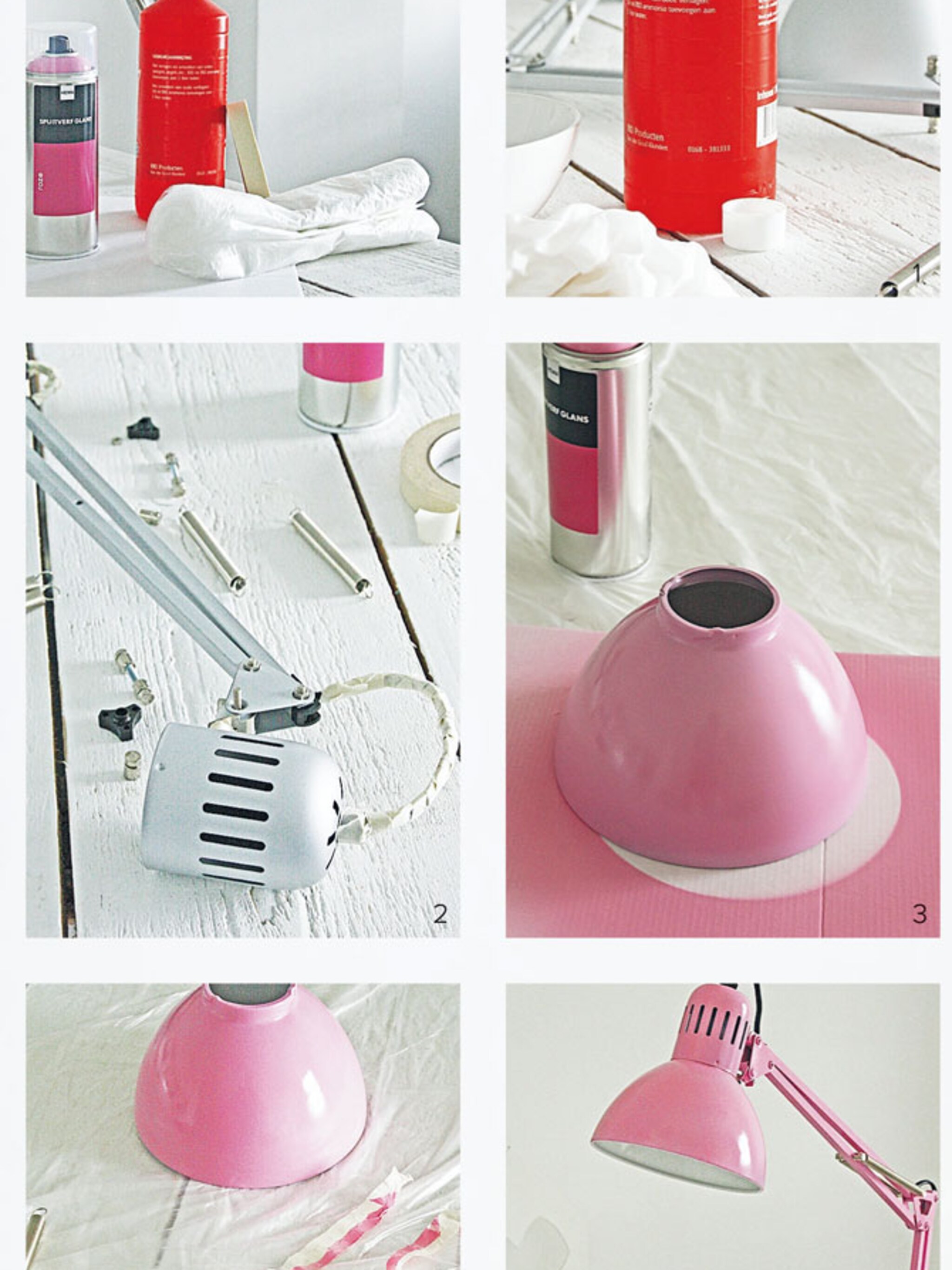 lamp verven