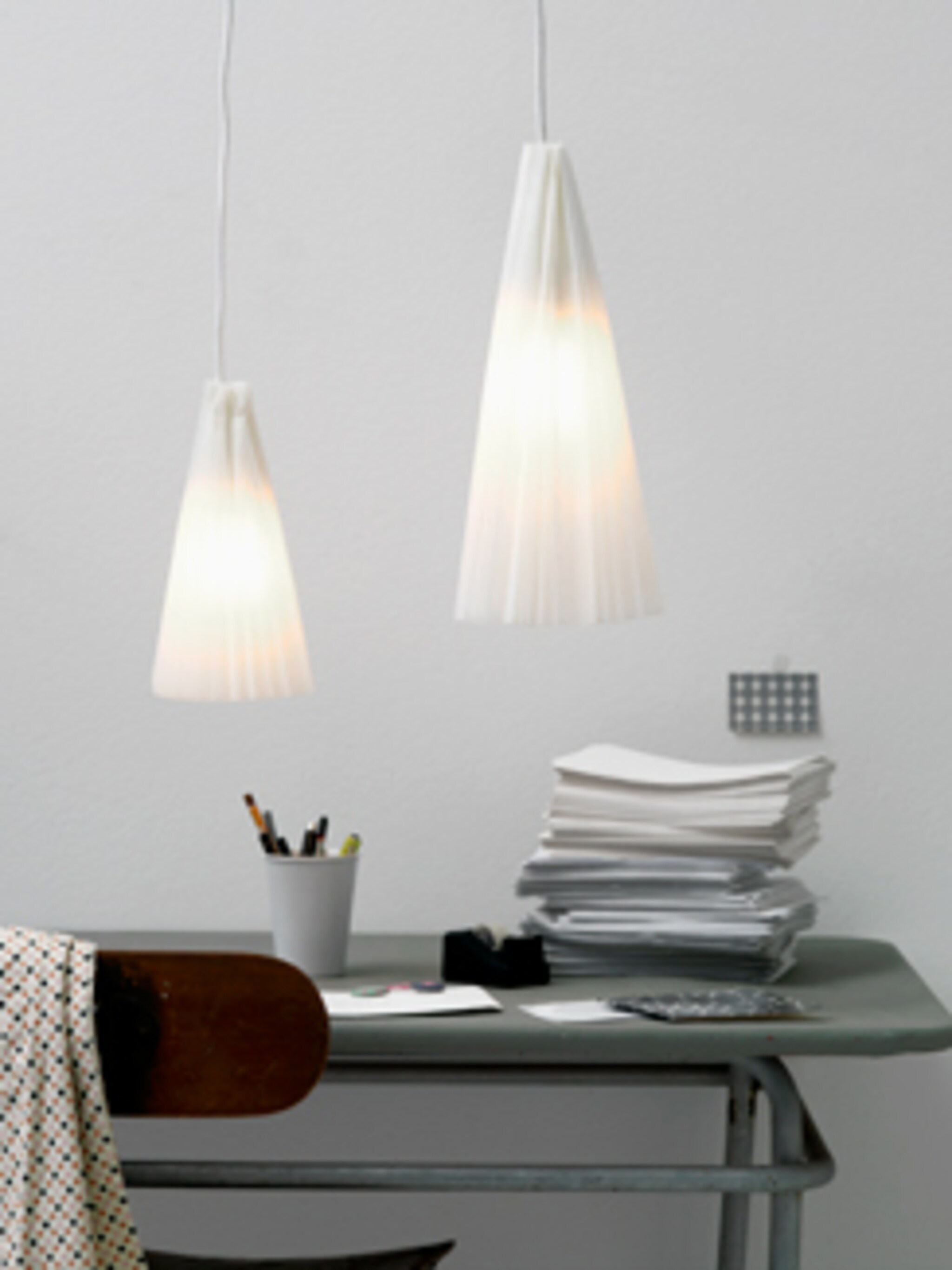 lamp van bakpapier