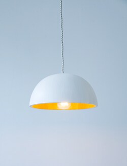 Houten hanglamp