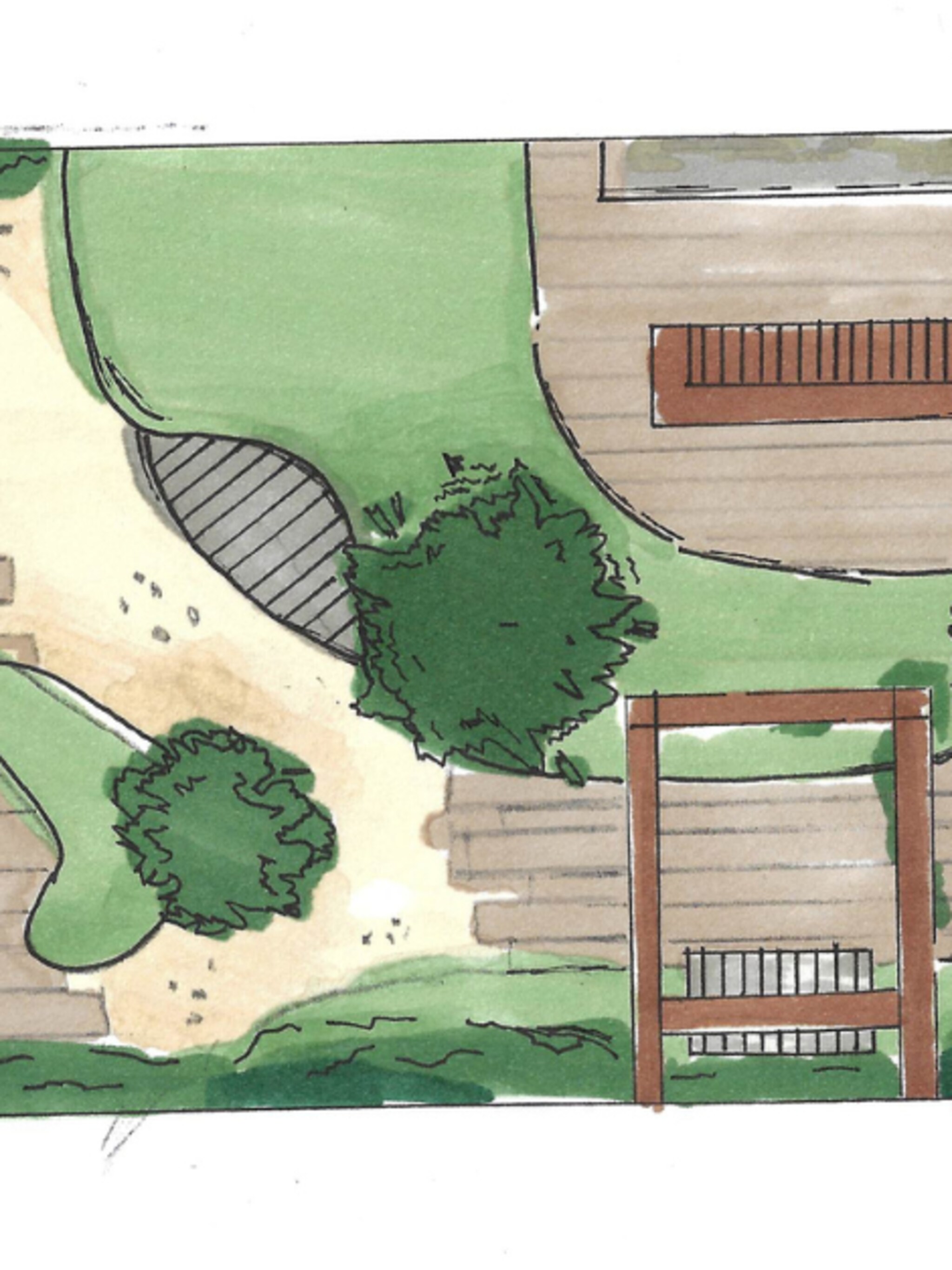 shop de beplanting speelse tuin met lichte kleuren en natuurlijke materialen