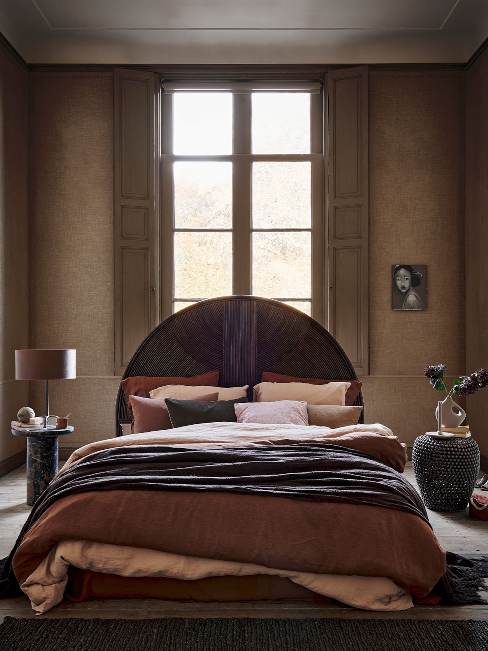 tips bruin stylen in slaapkamer