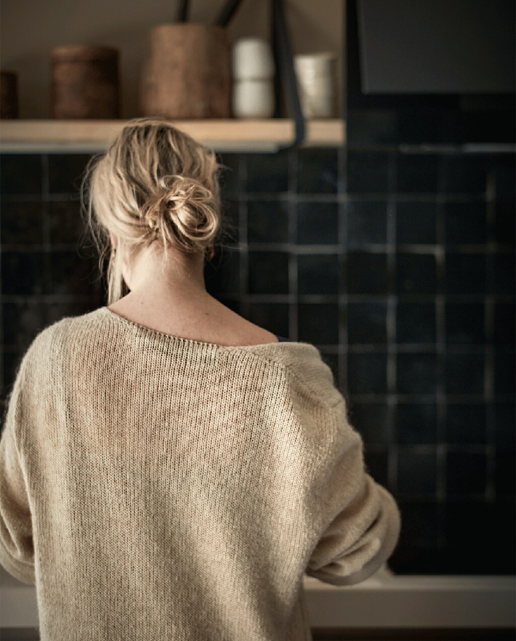 chic meets stoer in deze stijlvolle keuken met linnen fronten