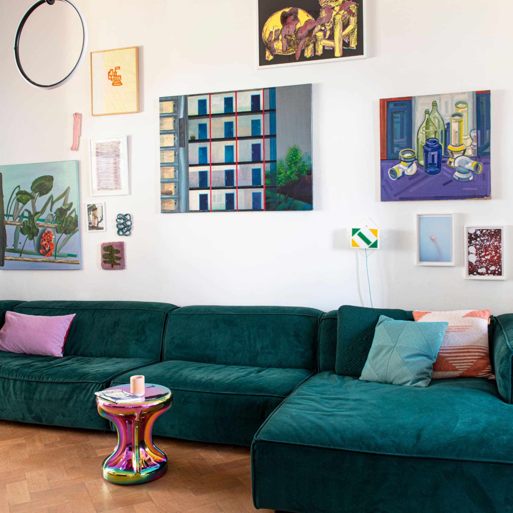 binnenkijken in een kunstzinnig huis in mechelen