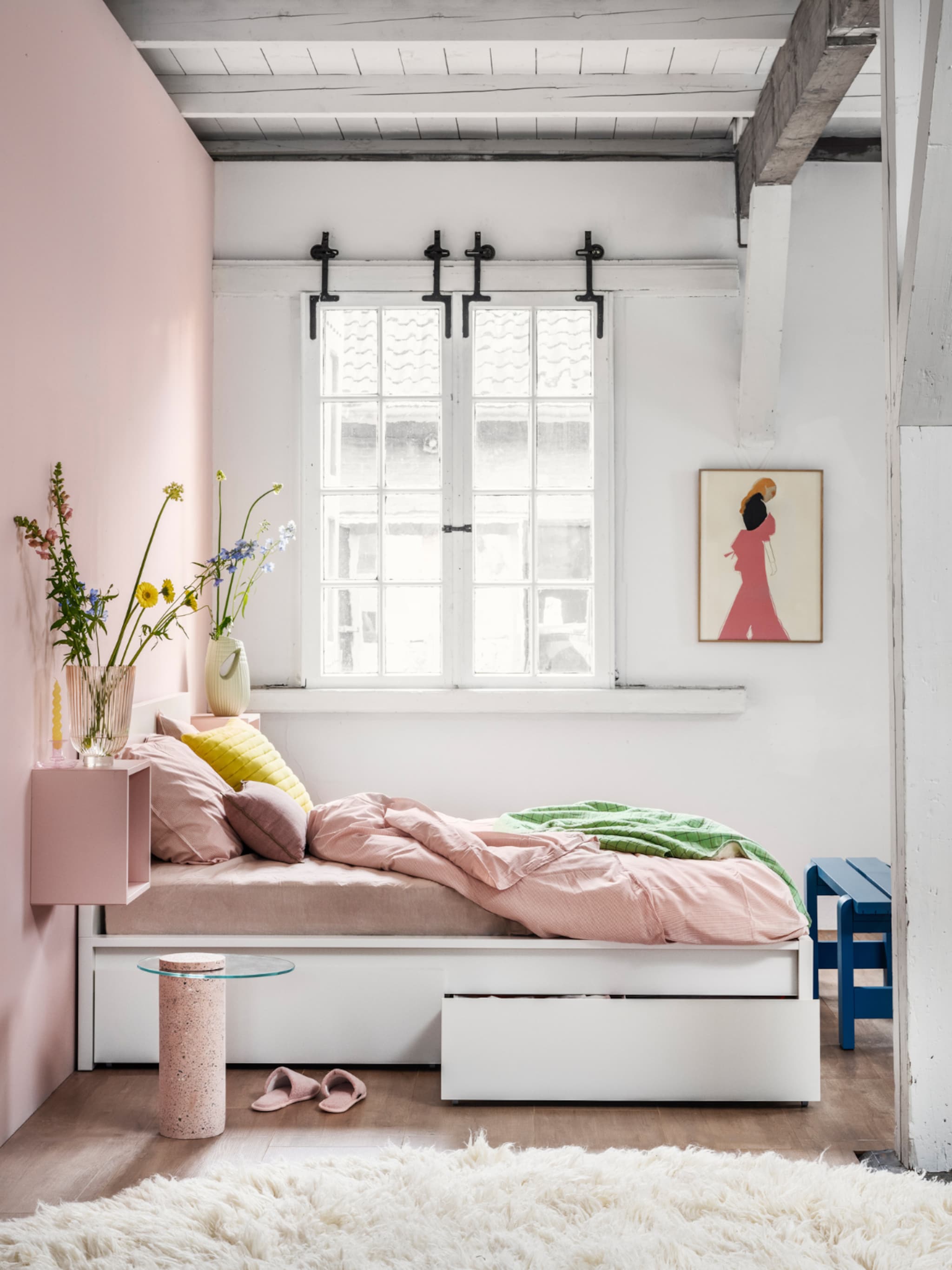 trend drie tinten roze interieur