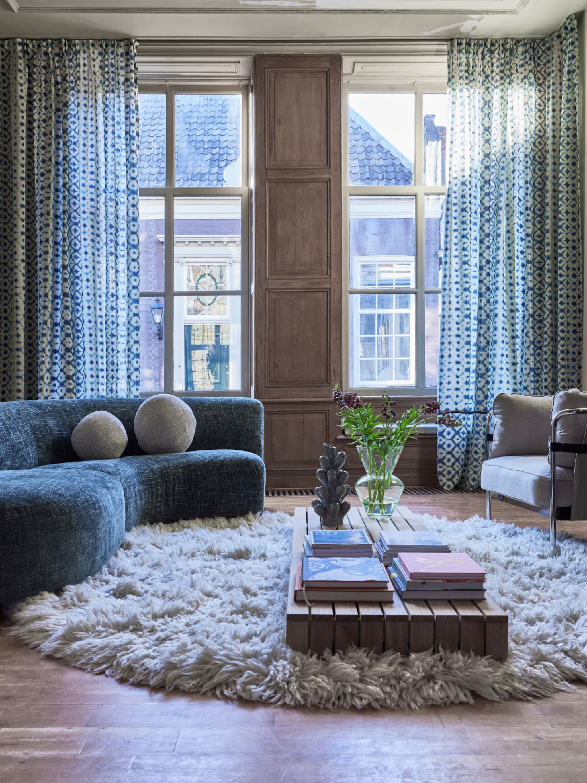 blauwe bank is trend van nu
