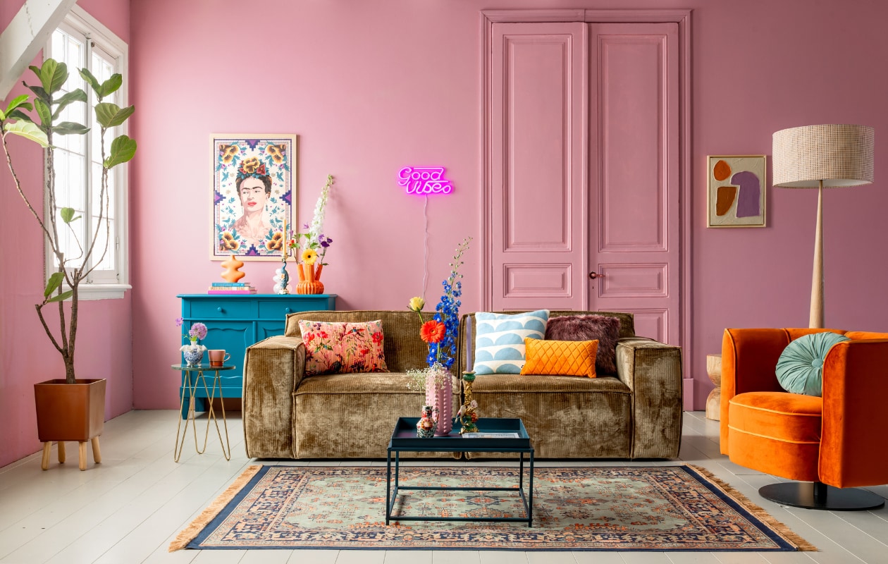 colourboost twee keer meer sfeer in de zithoek met kleur