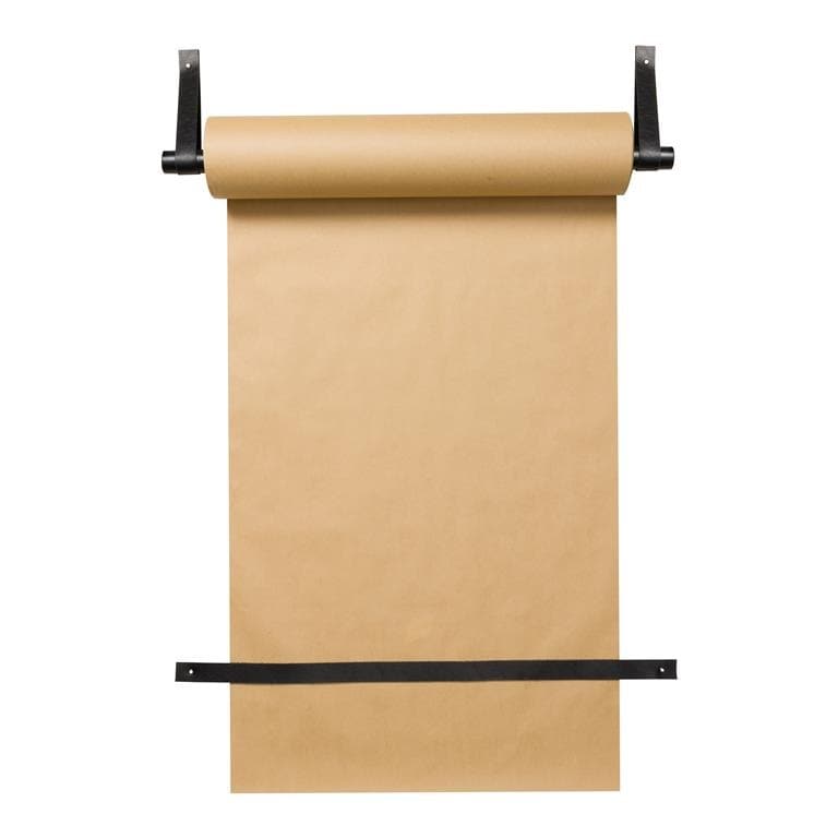 vtwonen Leren Wandrolhouder met Papier 6 x 63 cm vtwonen by fonQ