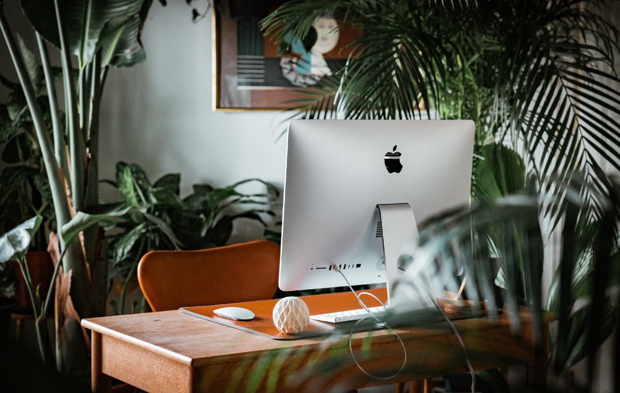 Ver genoeg van je huisgenoten en toch lekker dichtbij: zo fijn is een tuinkantoor. Unsplash