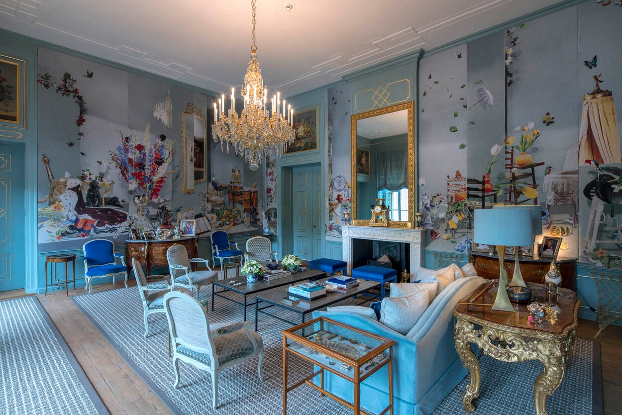 Blauwe Salon RVB - Corné Bastiaansen