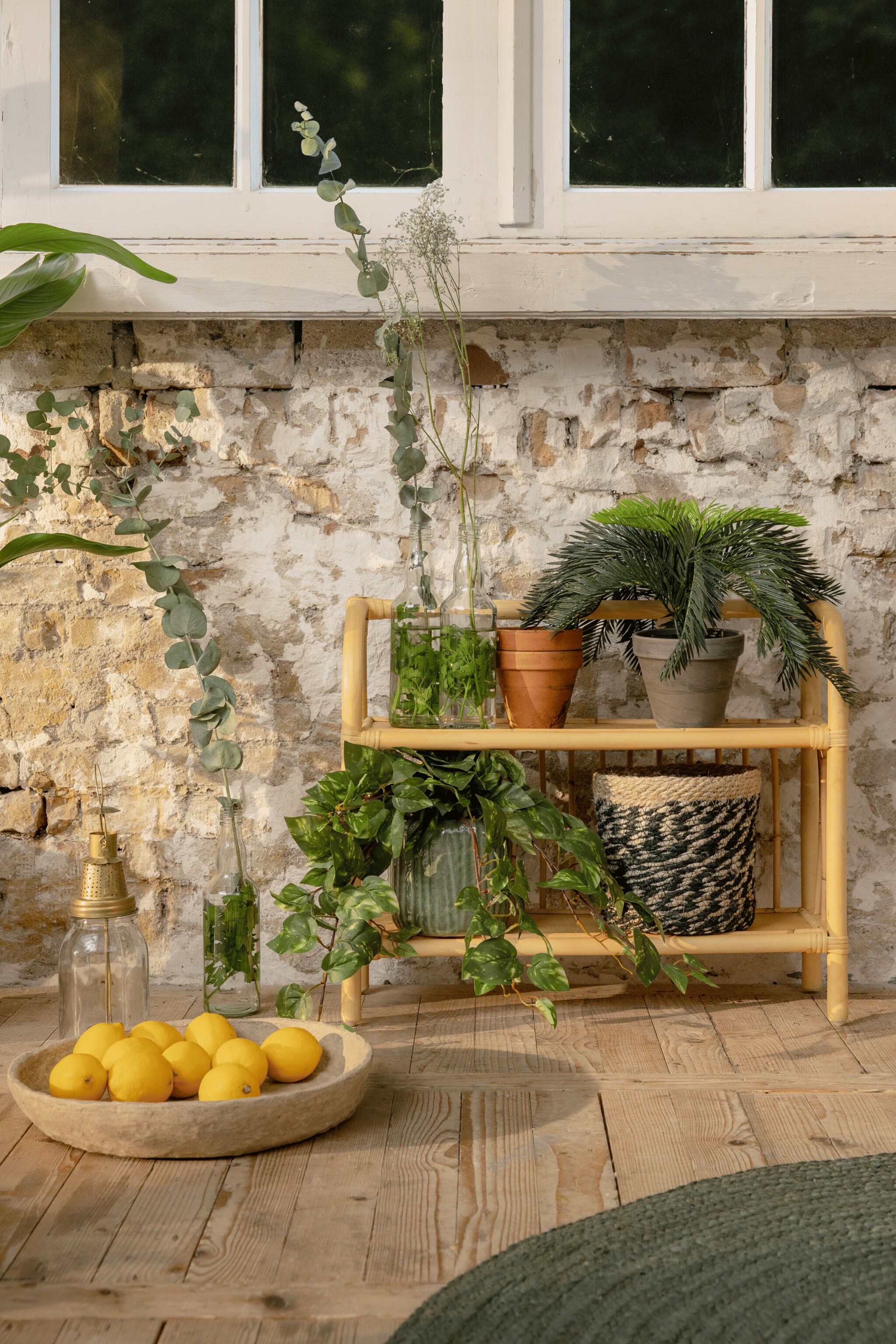 Kunststof hangplant Stan, Mica Decorations, €24,34 (bij bol.com)