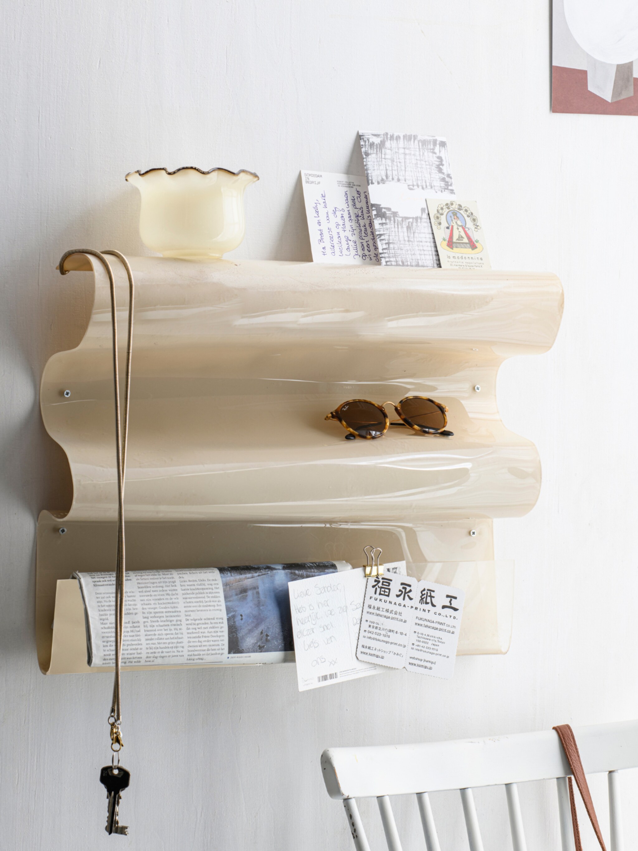 diy golvende wandopberger