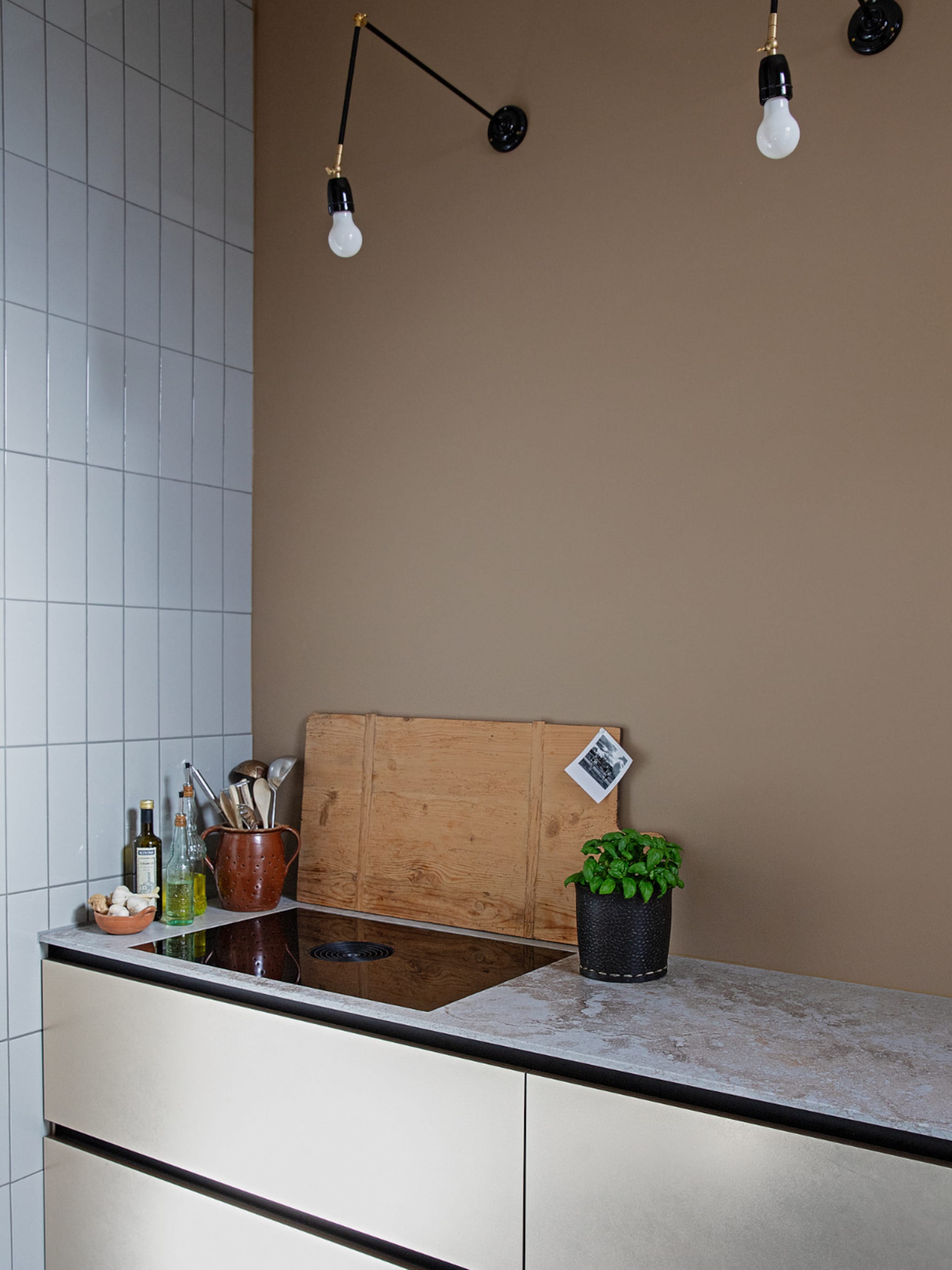 inductie kookplaat met afzuiging keuken