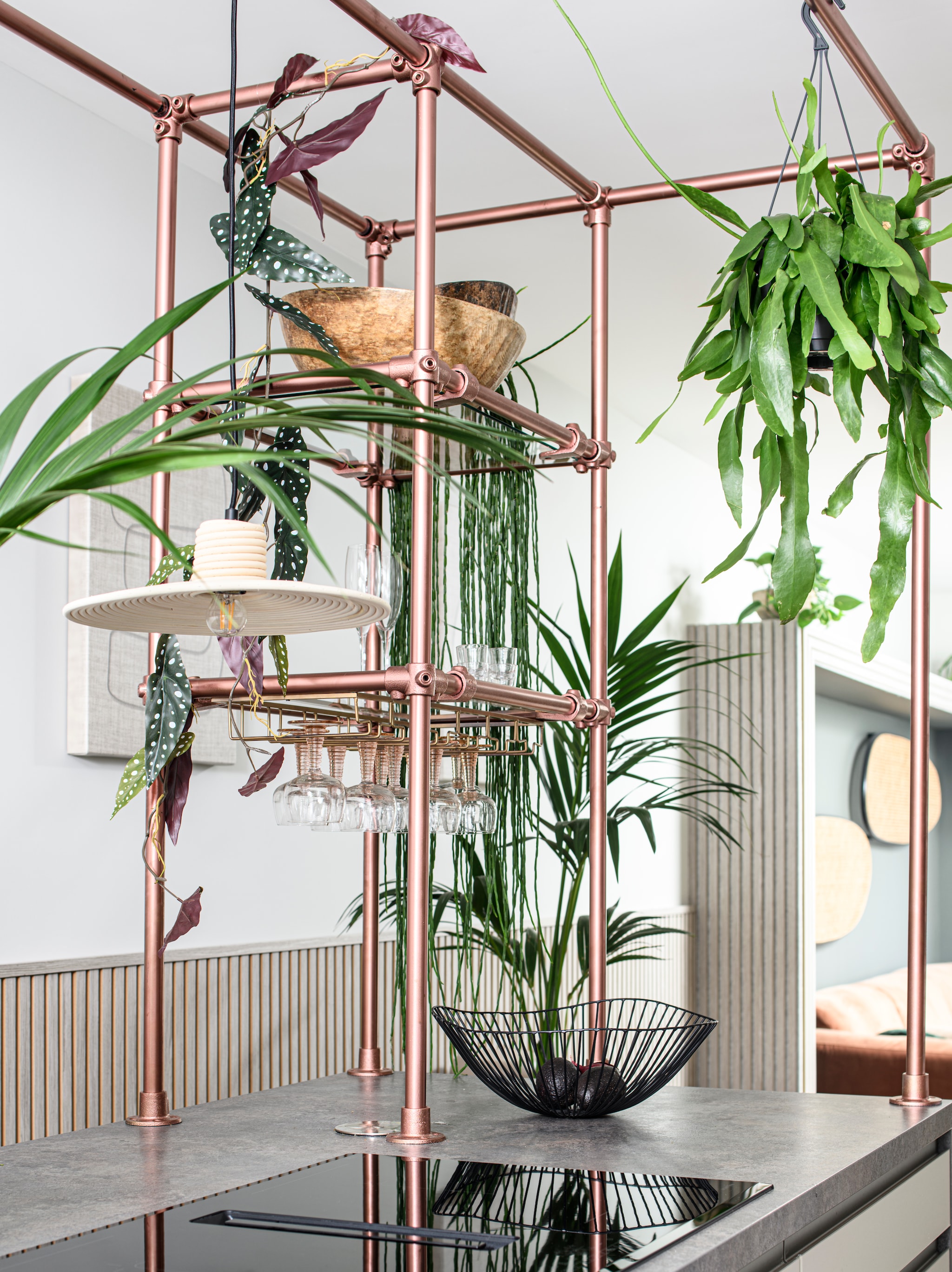binnenkijken in een designkeuken met bistro restaurantvibe in den haag