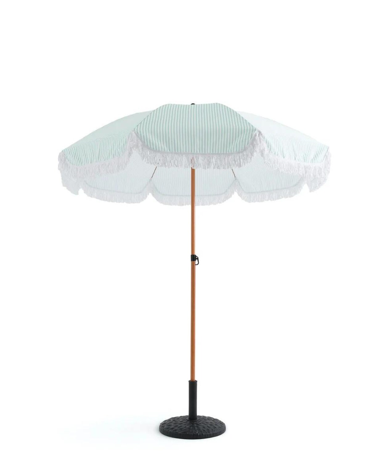 Gestreepte parasol met franjes, Britiz, Ø200x229 cm (dxh) €149,- (laredoute.nl) Laredoute.nl