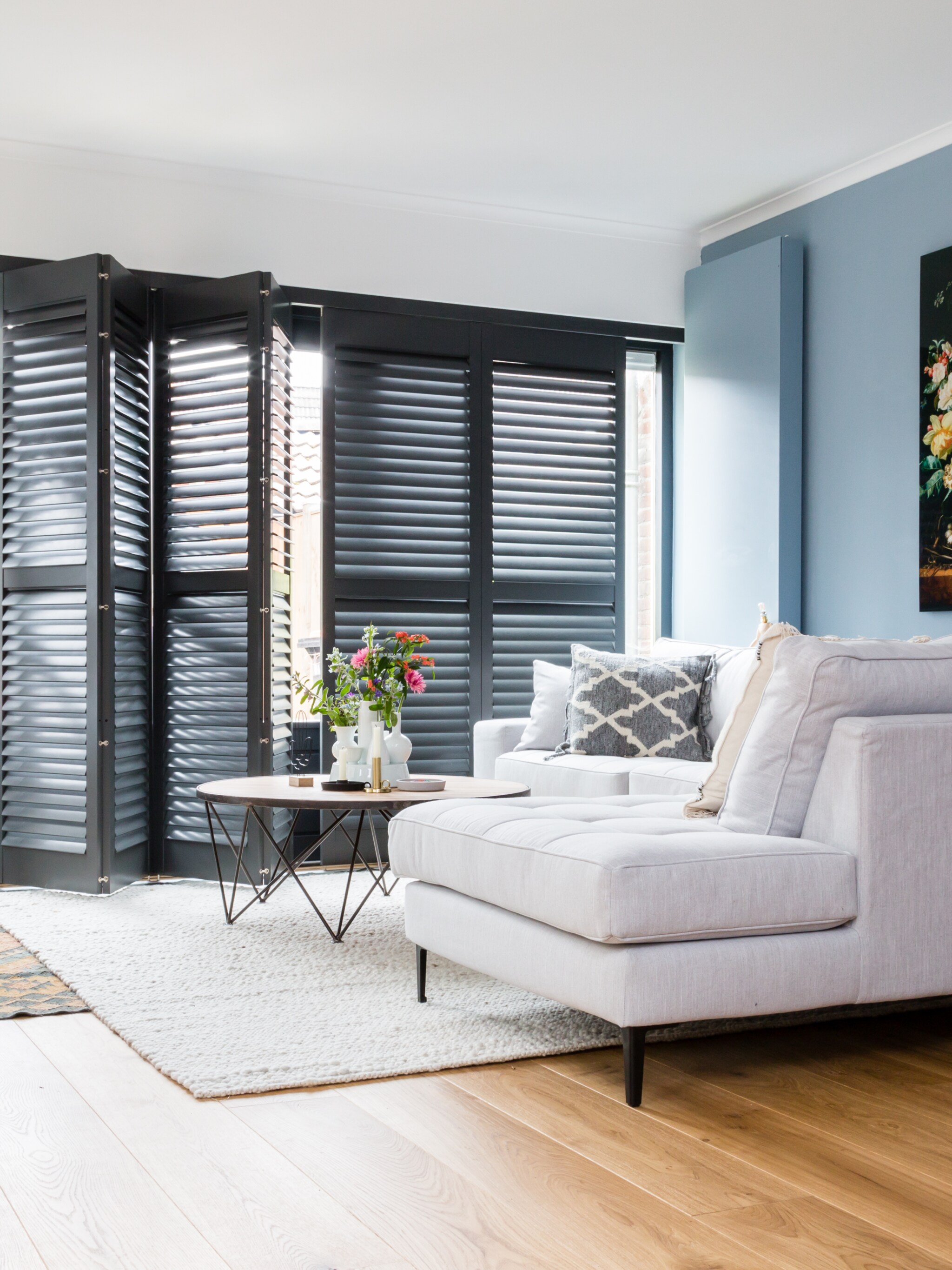 laat het licht maar binnen deze shutters zijn perfect voor openslaande tuindeuren en in de serre