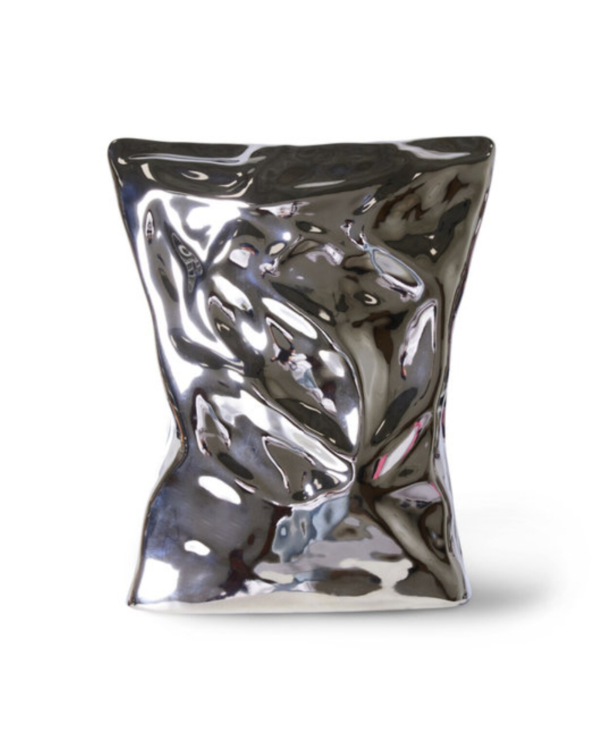 Bag of crisps vaas van HKliving, 22x9x26 cm (bxdxh). Flinders