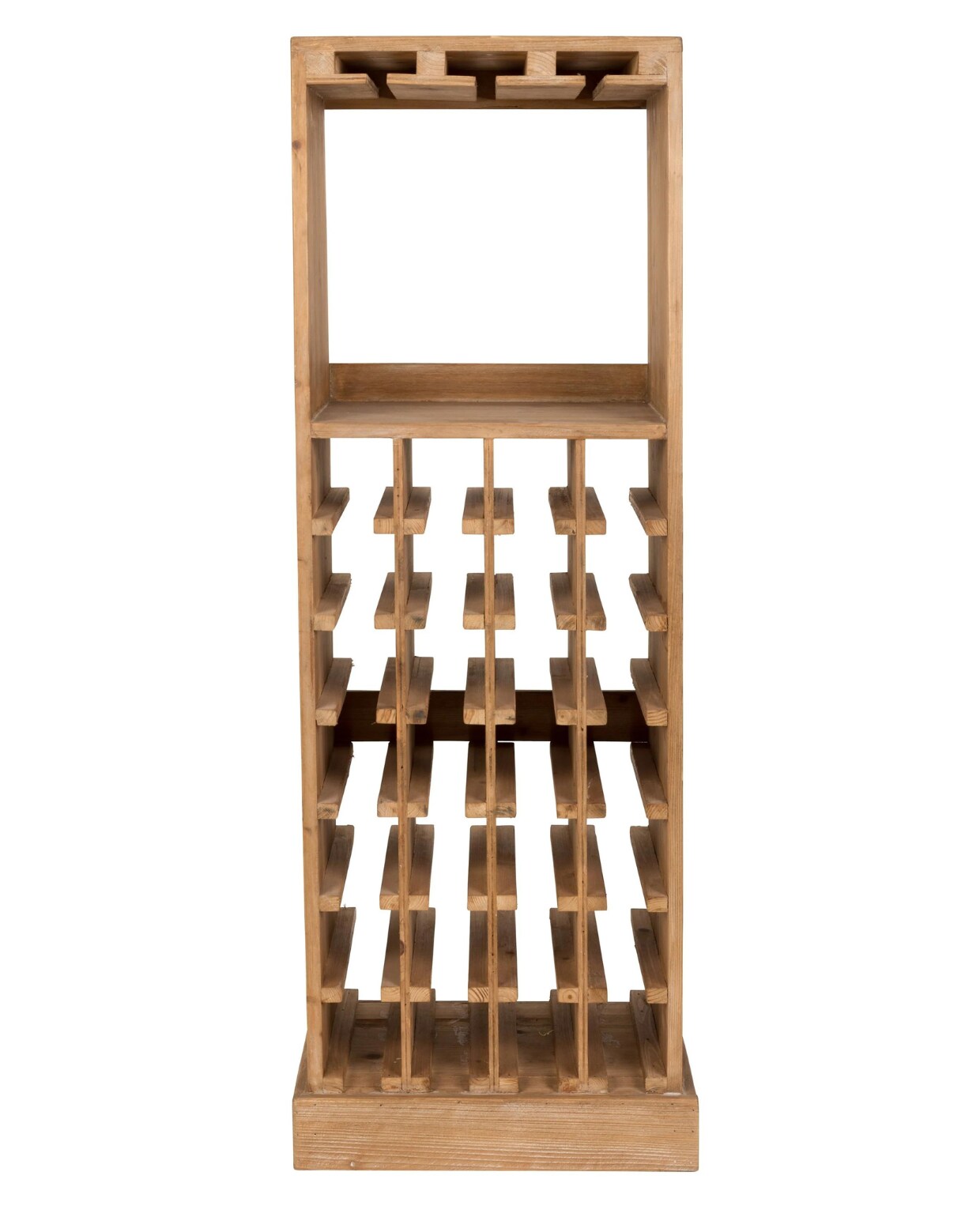 Houten wijnkast Claude van dutchbone, 43,5x31,5x118,5 cm (bxdxh) (vtwonen.nl/shop) dutchbone | vtwonen.nl/shop