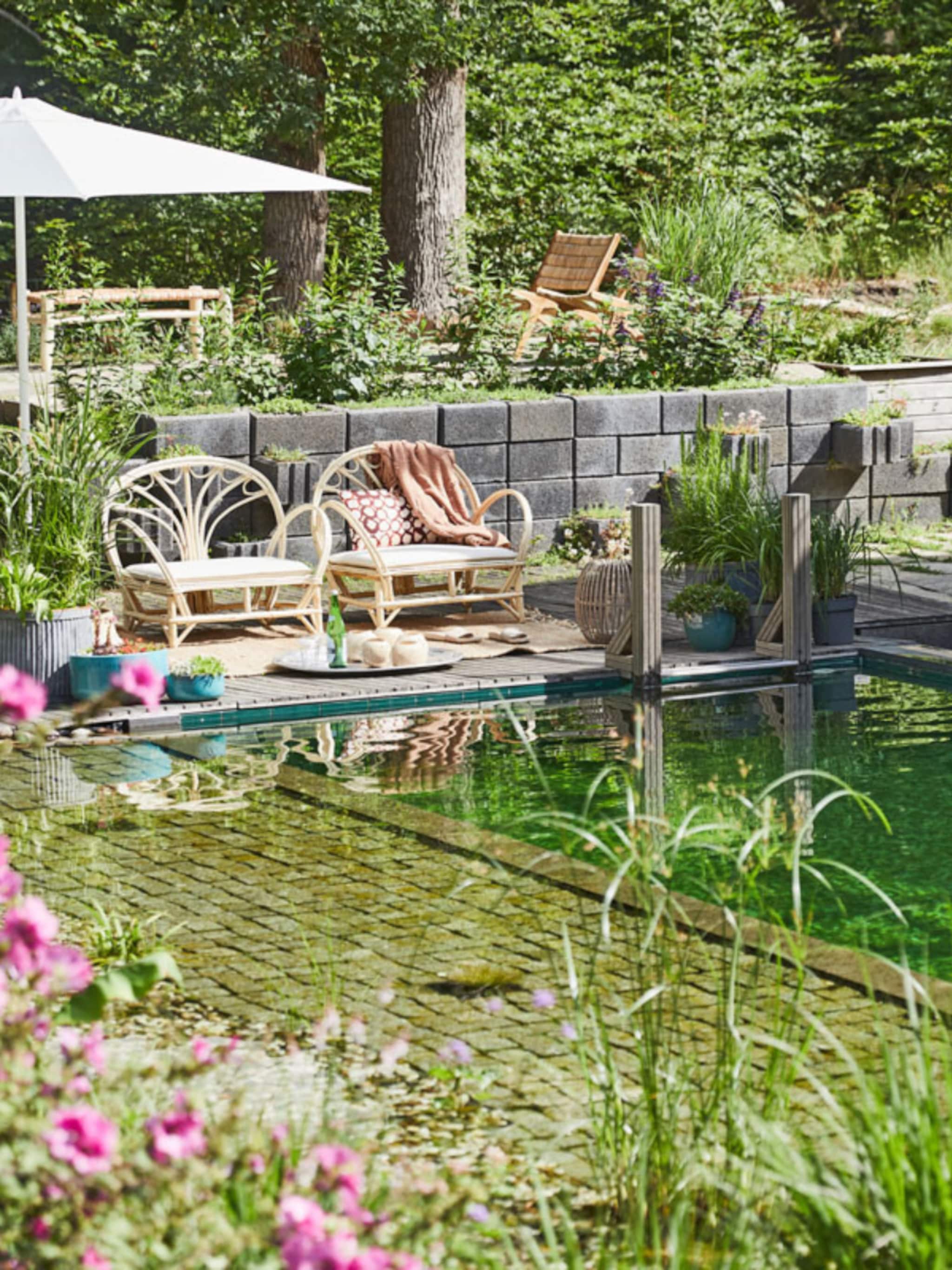 aanleggen van een zwemvijver