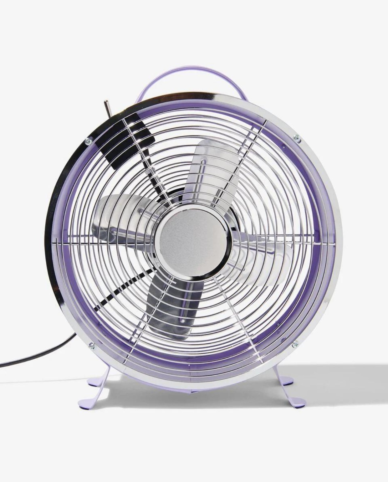 Lila tafelventilator retro Ø25.8cm (hema.nl) HEMA