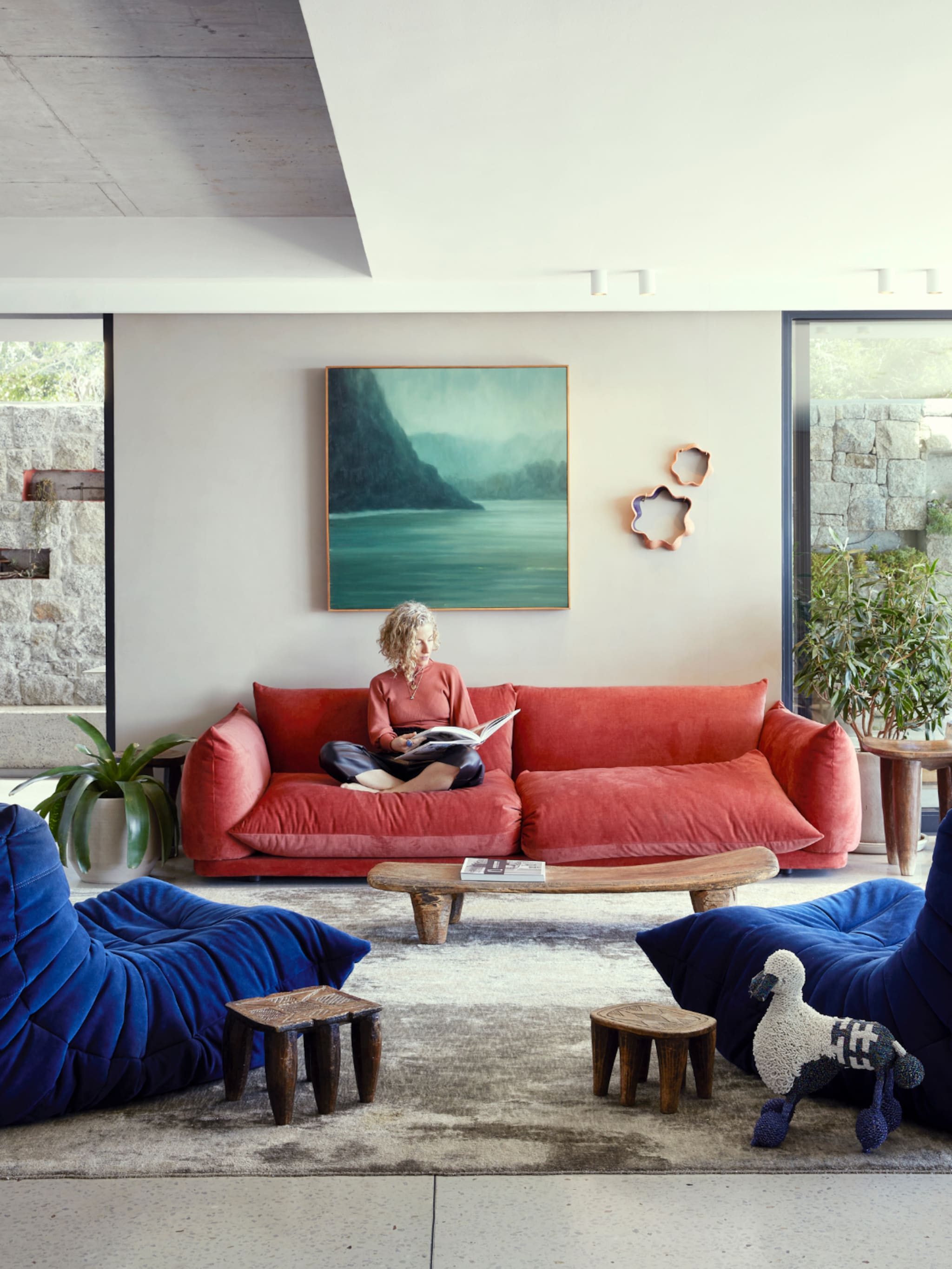binnenkijken in een appartement aan de kaapse rotsen