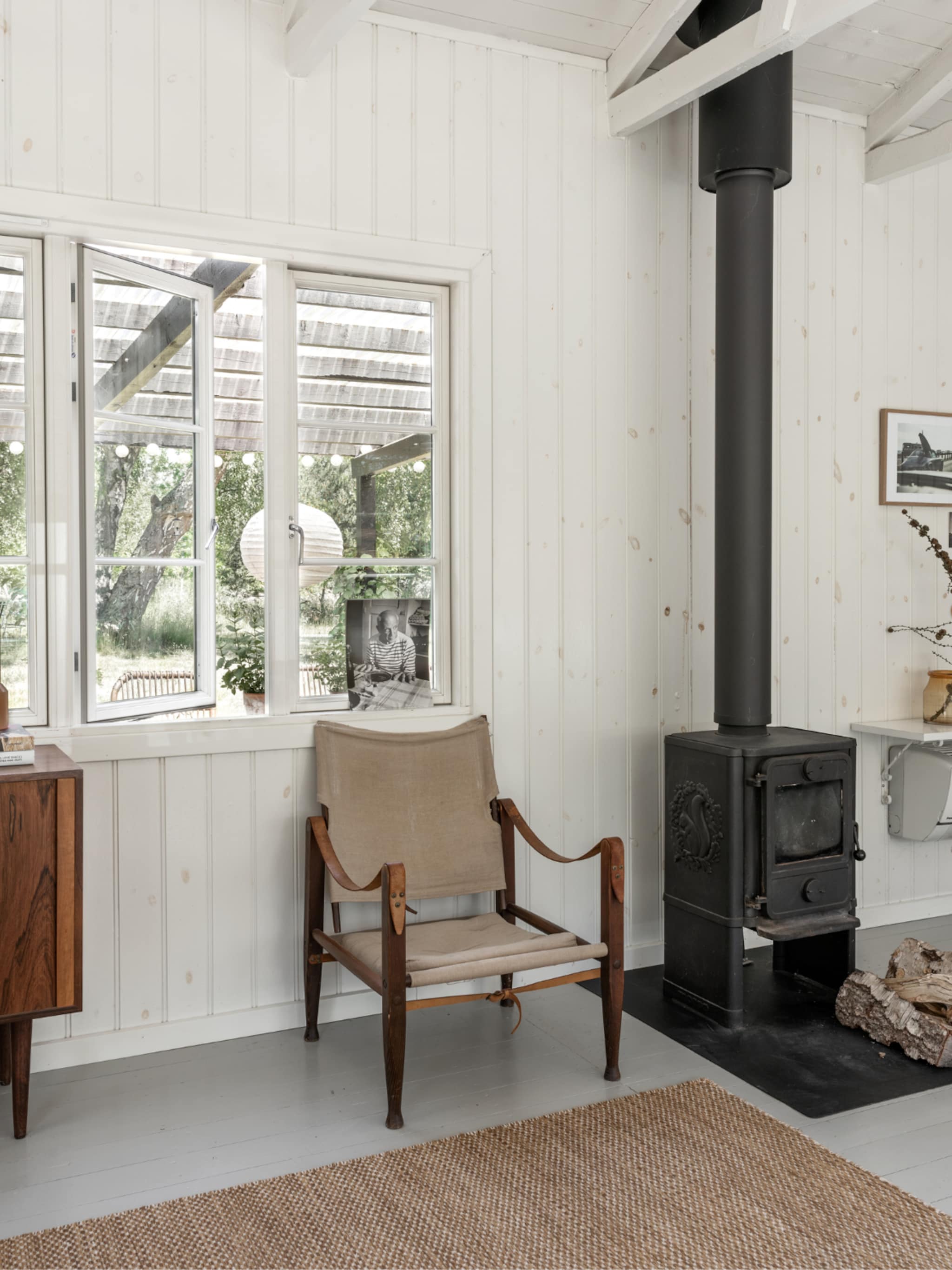 binnenkijken in een scandinavisch zomerhuis