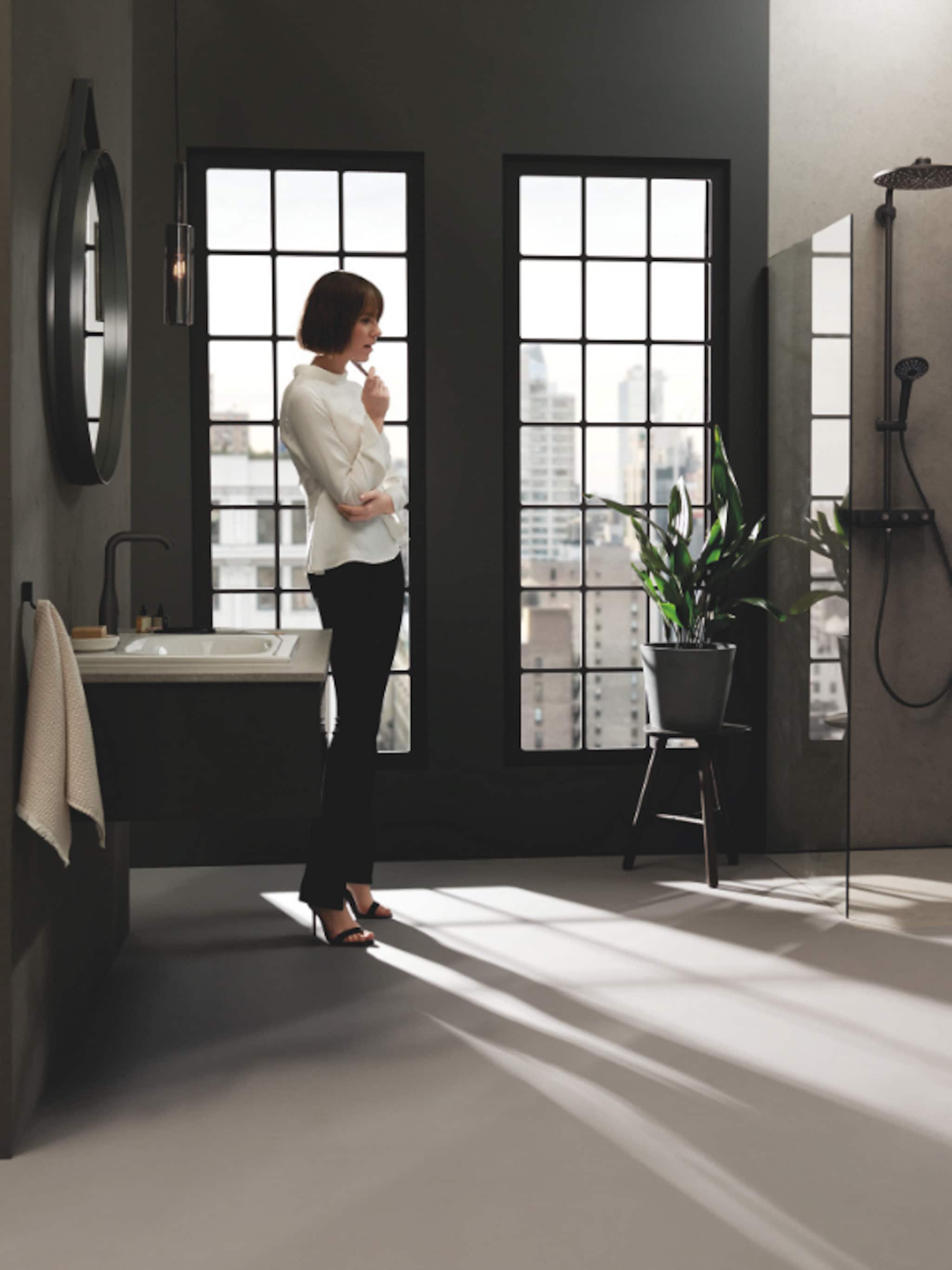 stijlvol stoer en chic de zwarte badkamer is een blijvertje