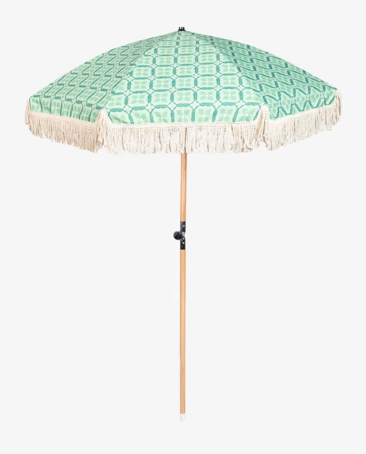 Groene parasol met tegelprint, 200 cm (b), Sissy-Boy Homeland. Sissy-Boy Homeland
