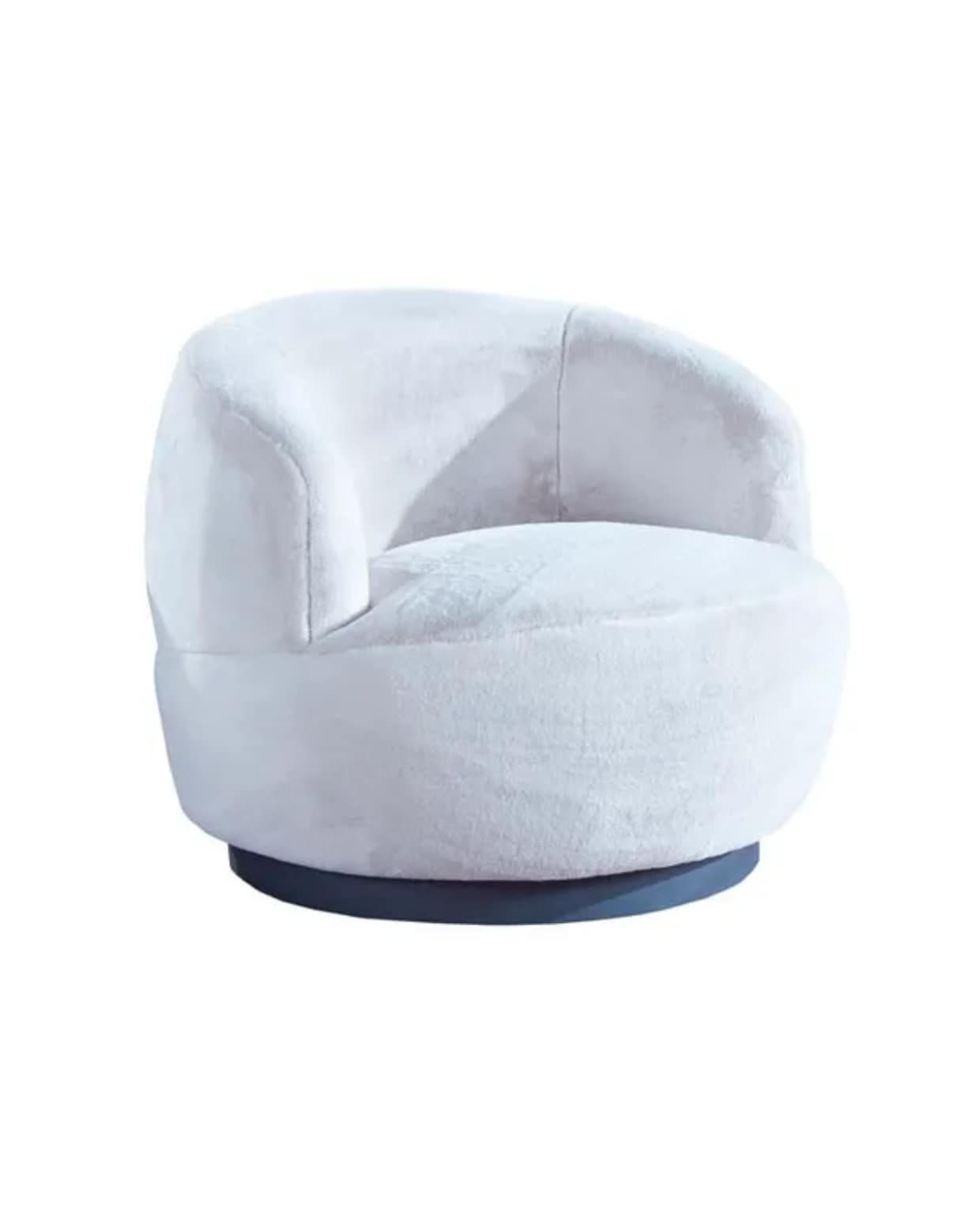 Woolly fluffy draaifauteuil, 84x71x88 cm (bxhxd), BePureHome. Eijerkamp