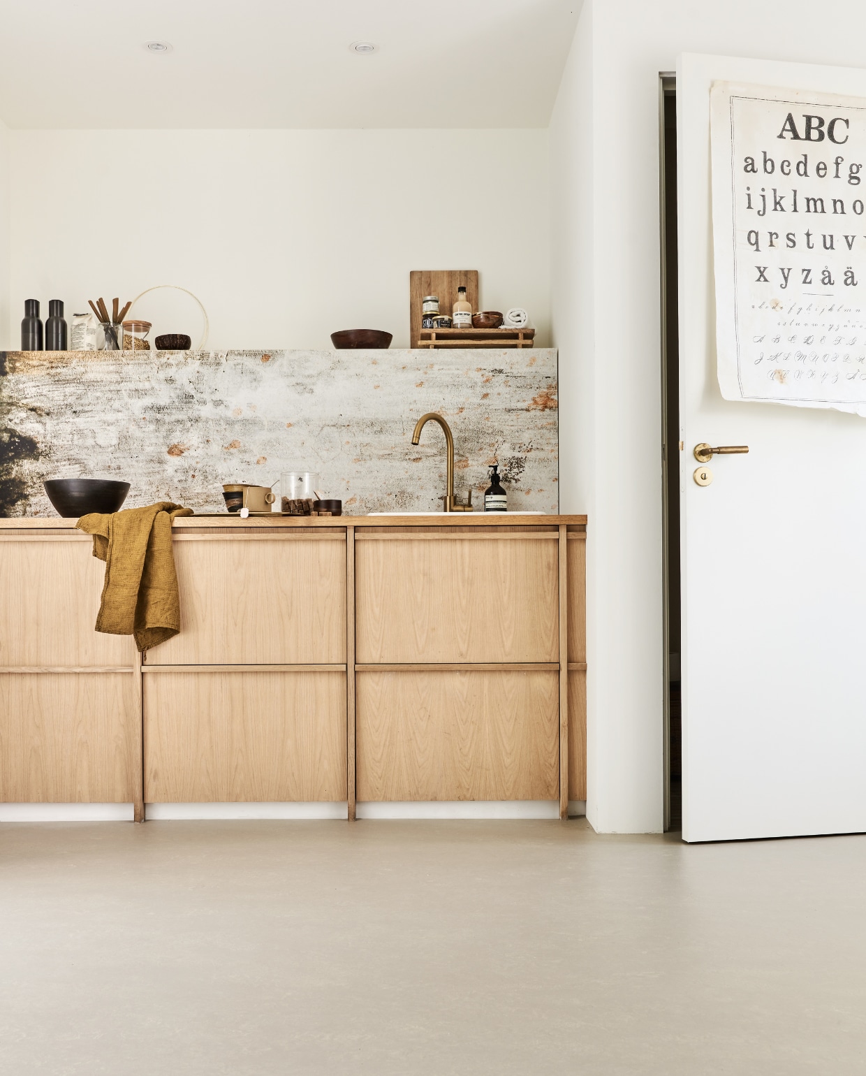 Marmoleum in de keuken x