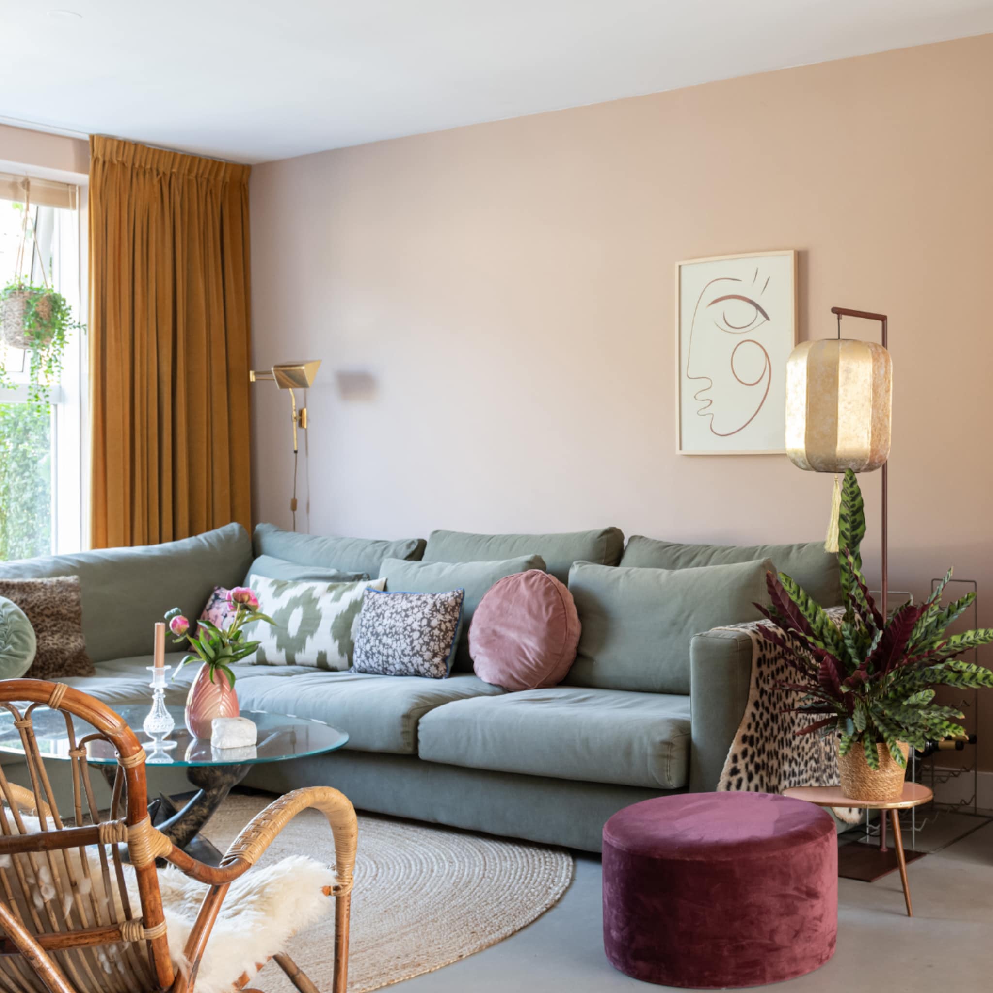 binnenkijken in een eclectische woning in baarn
